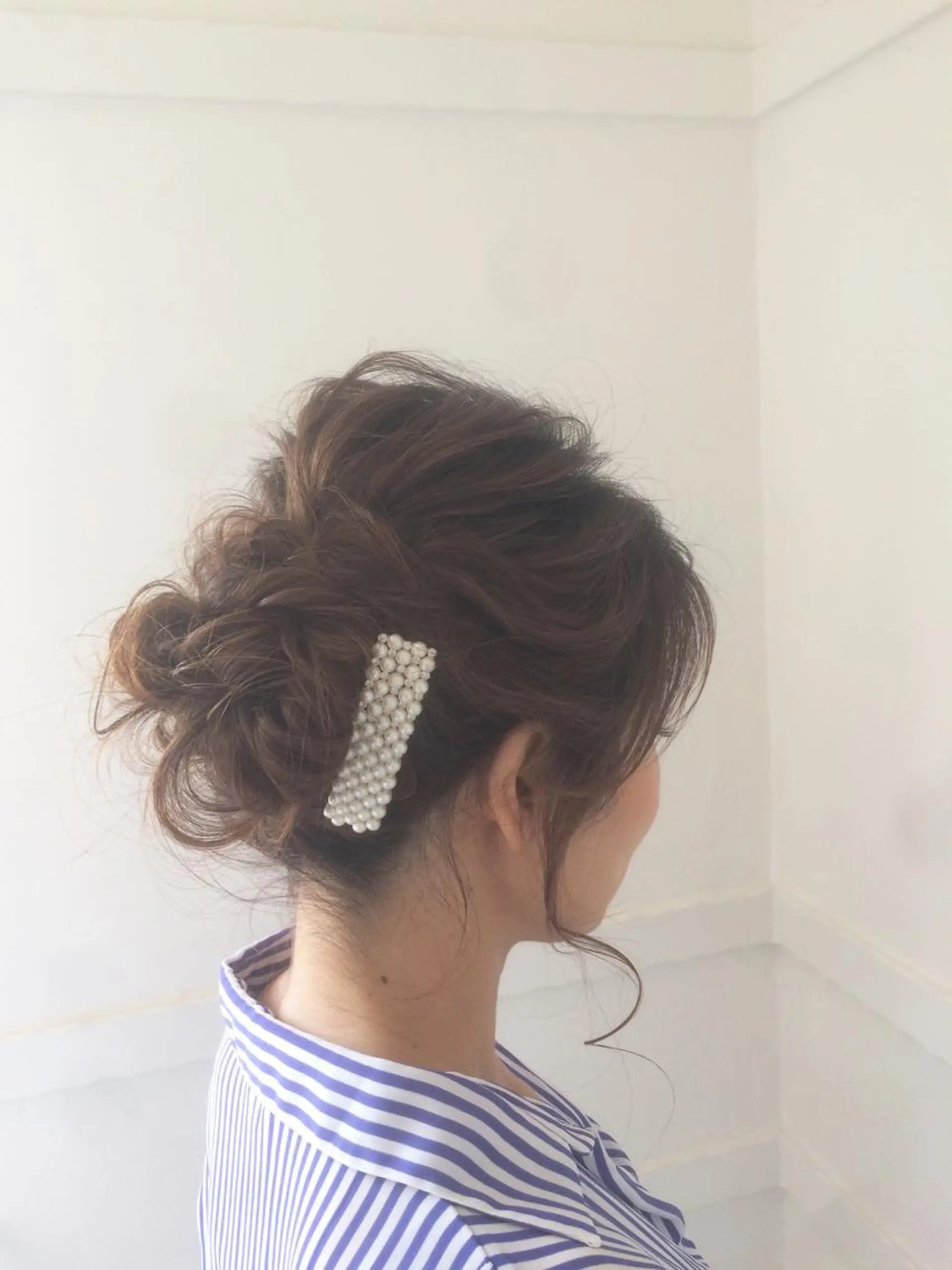 セミロング ヘアアレンジ 🍀ナガヤマ ヒデアキ🍀のヘアスタイル