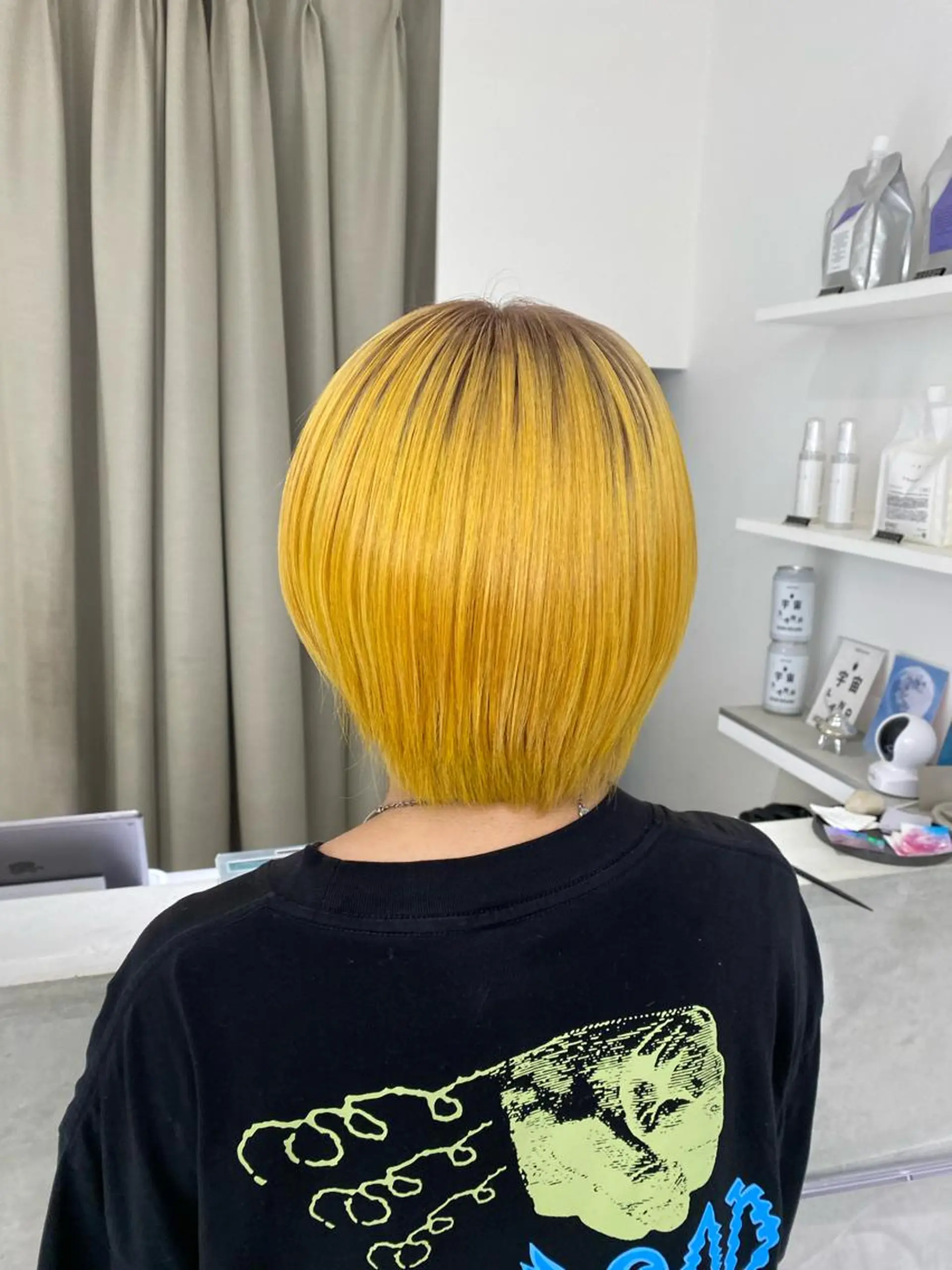 カラー kumon ayu ブリーチ/ハイトーンのヘアスタイル