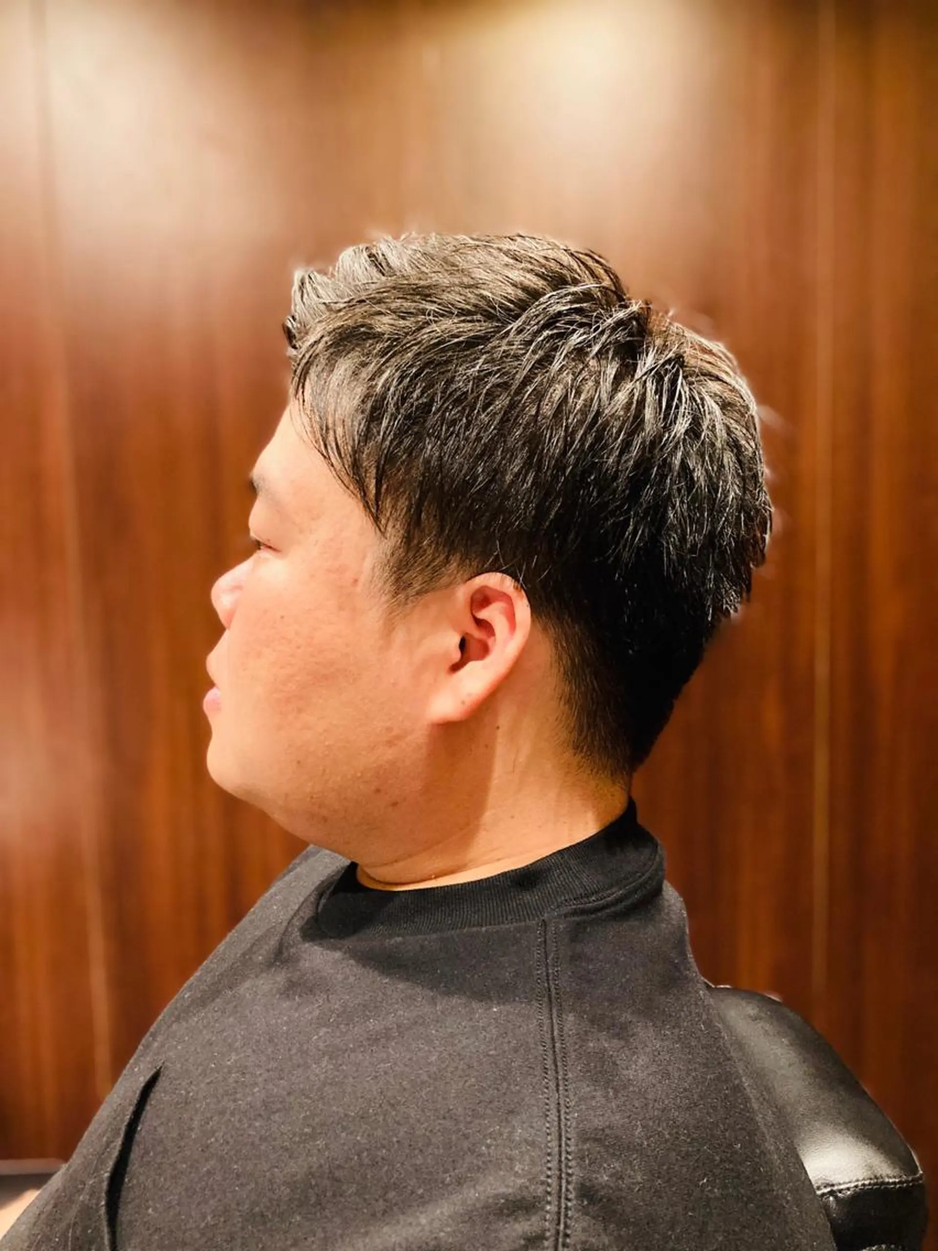 ショート メンズ TAKUMI/銀座/ ビジネス/フェードのヘアスタイル