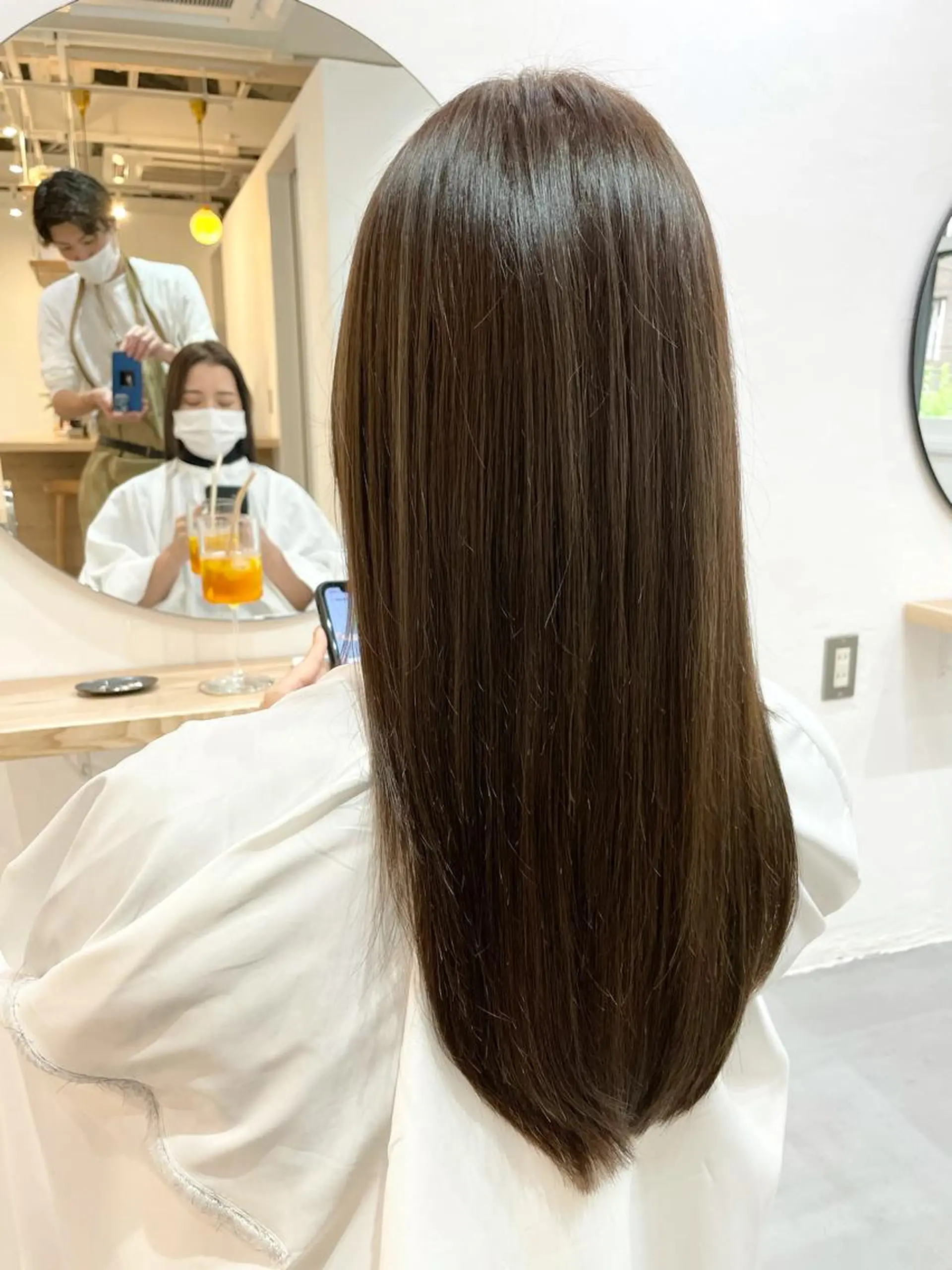 ロング トリートメント カット ヘアカラー トリートメント ✂︎マンツーマン施術 ａｙｅ✂︎のヘアスタイル