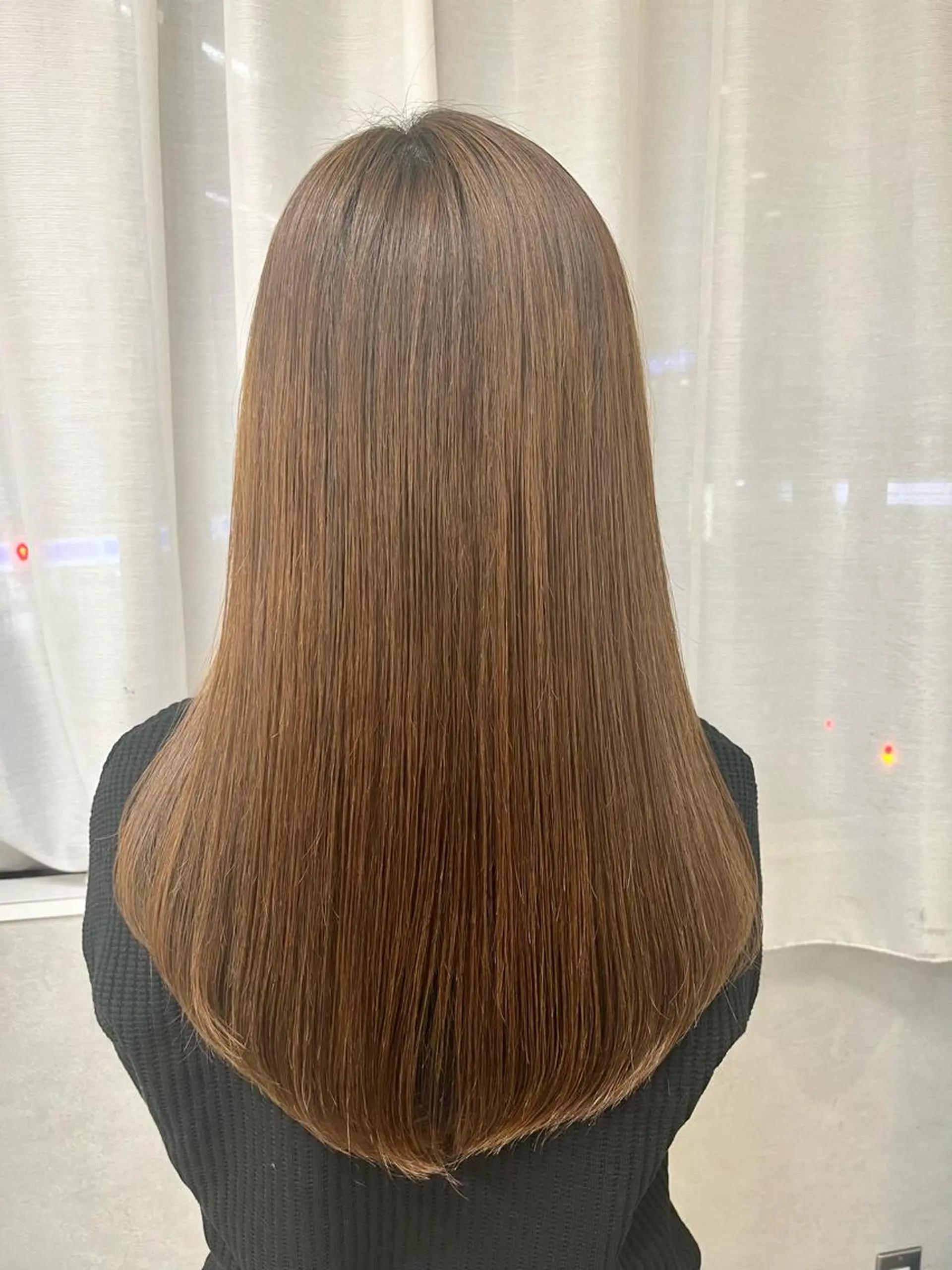 ロング パーマ カット 縮毛矯正 トリートメント 天野 涼のヘアスタイル