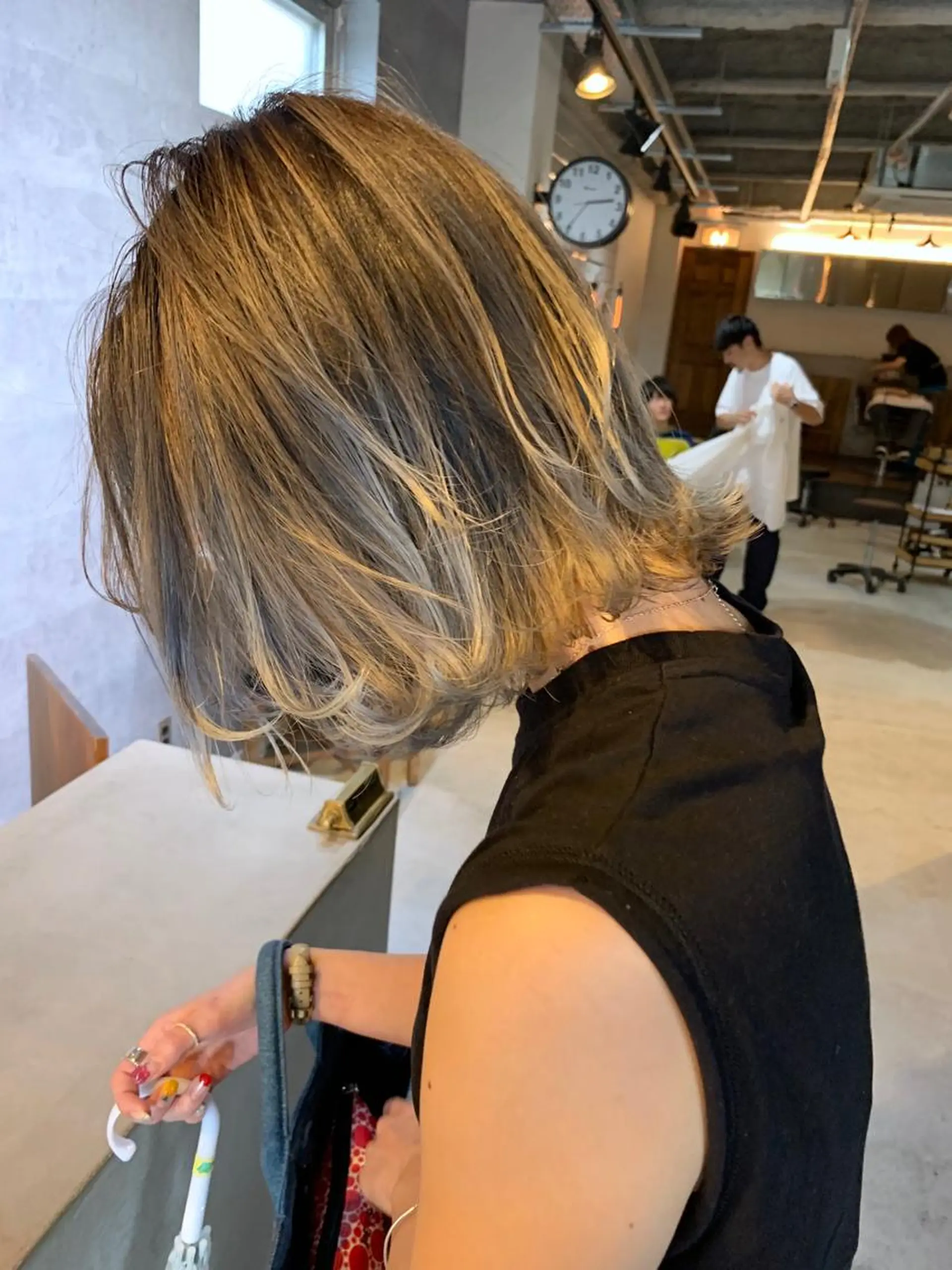 ショート カラー メンズヘア/レイヤー /ボブ山内春輝のヘアスタイル