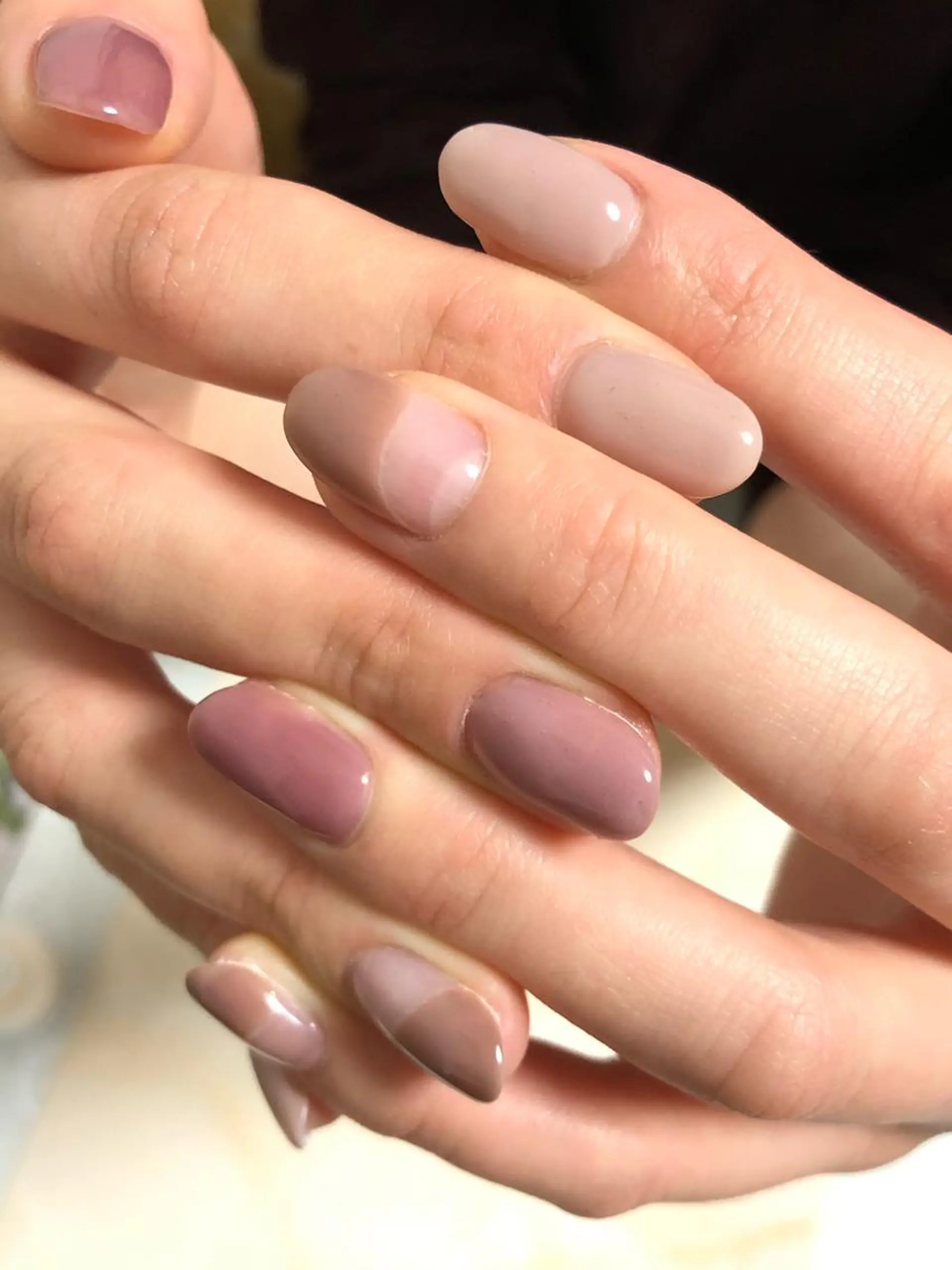 ショート ネイル ジェルネイル シンプルネイル EMIKOのネイルデザイン