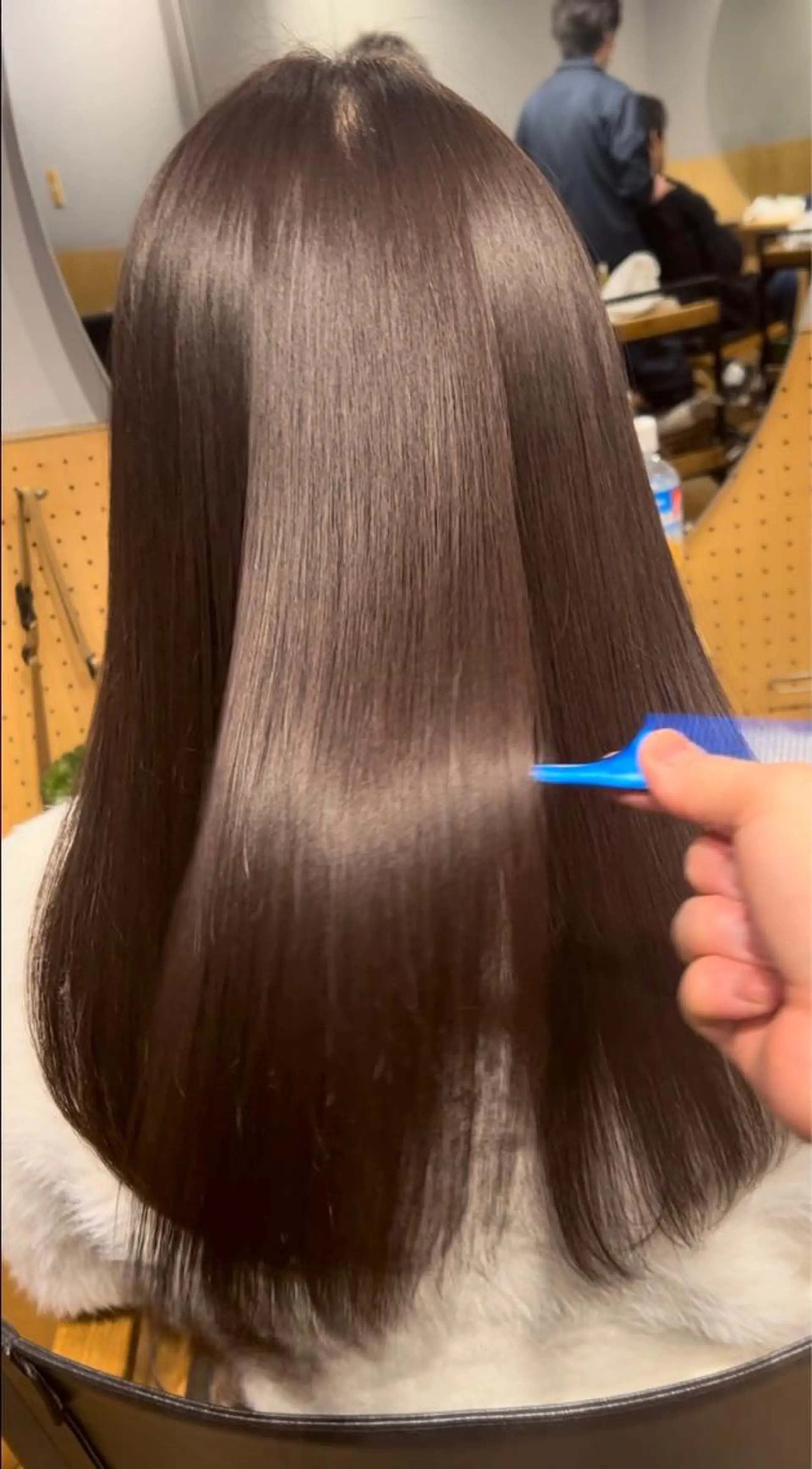 セミロング カラー パーマ ブリーチ ケアブリーチ ダブルカラー ハイライトカラー インナーカラー 【美髪とカット】 AKIFUMIのヘアスタイル