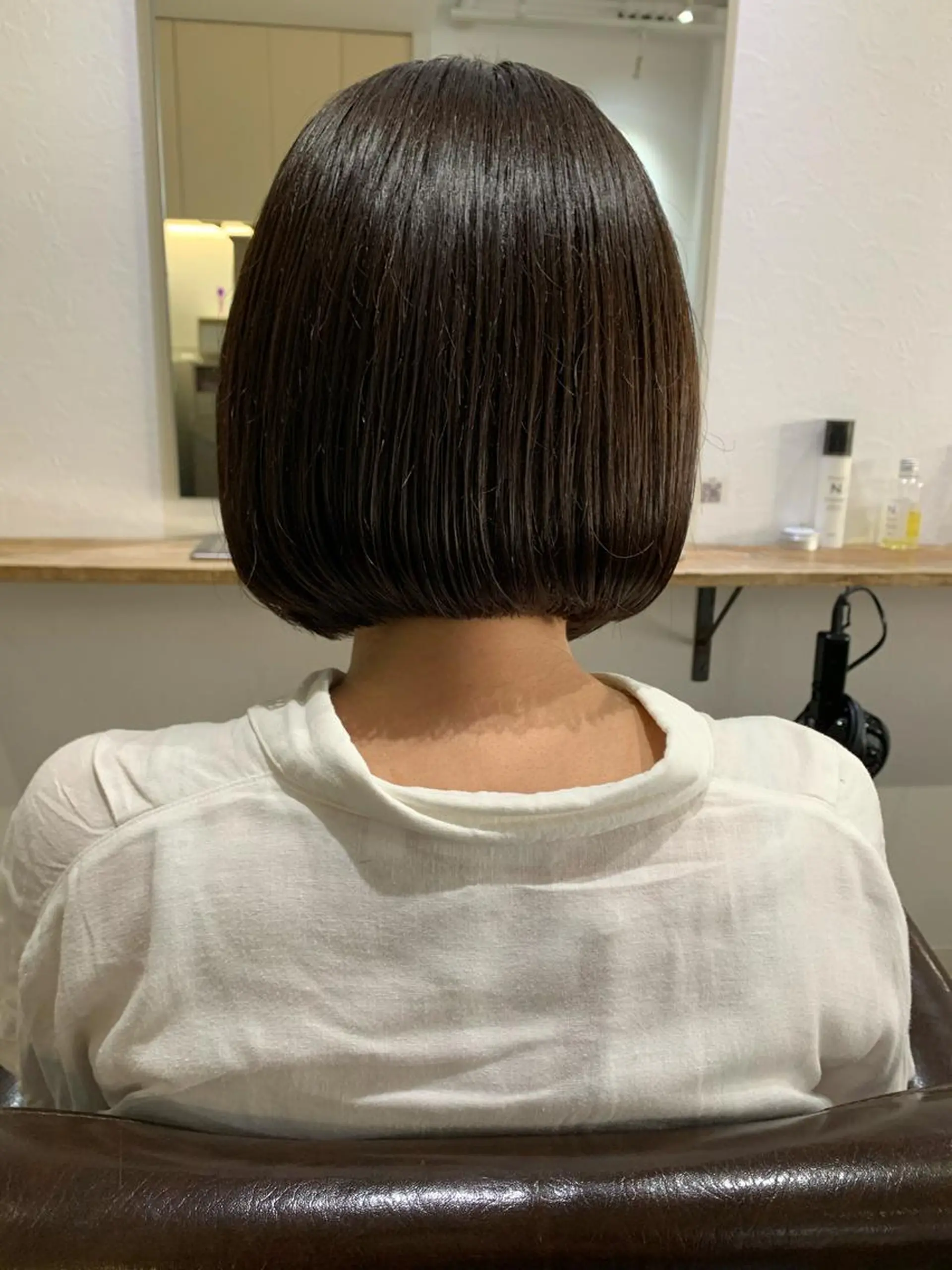 ショート カラー パーマ ヘアアレンジ ボブ カット トリートメント パーマ/透明感カラー /ボブ/吉田一生のヘアスタイル