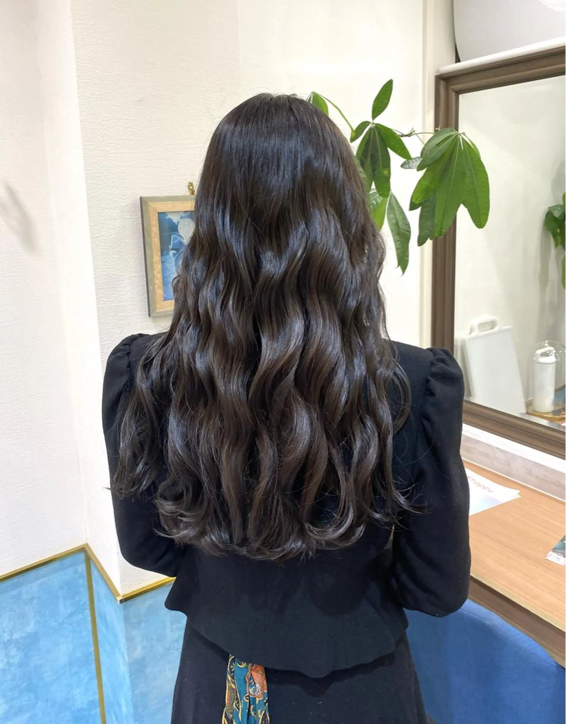 ロング カット 縮毛矯正 トリートメント ‎🤍髪質改善‎🤍 レイヤーカット‎🤍のヘアスタイル
