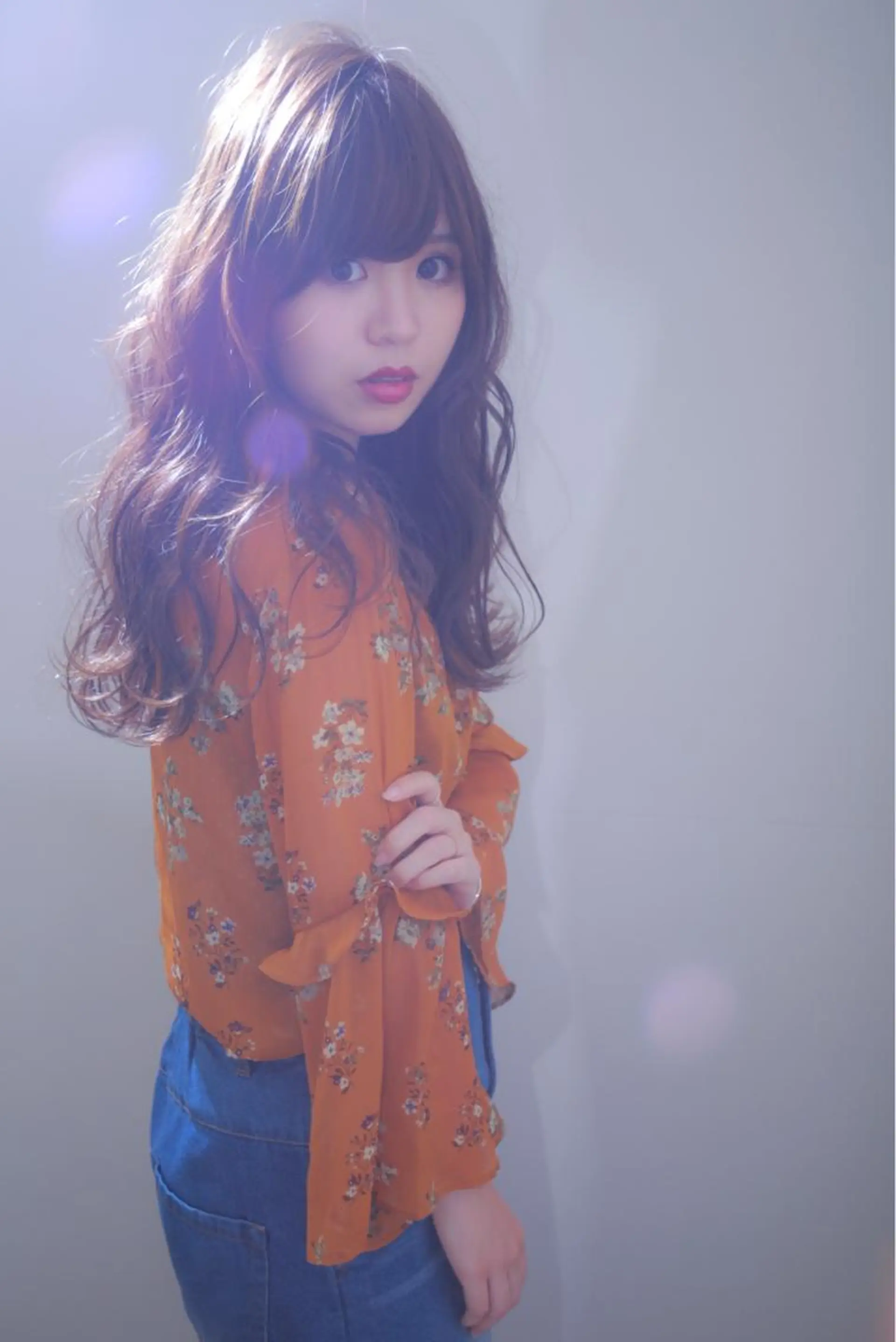 ロング 伊藤 裕貴のヘアスタイル