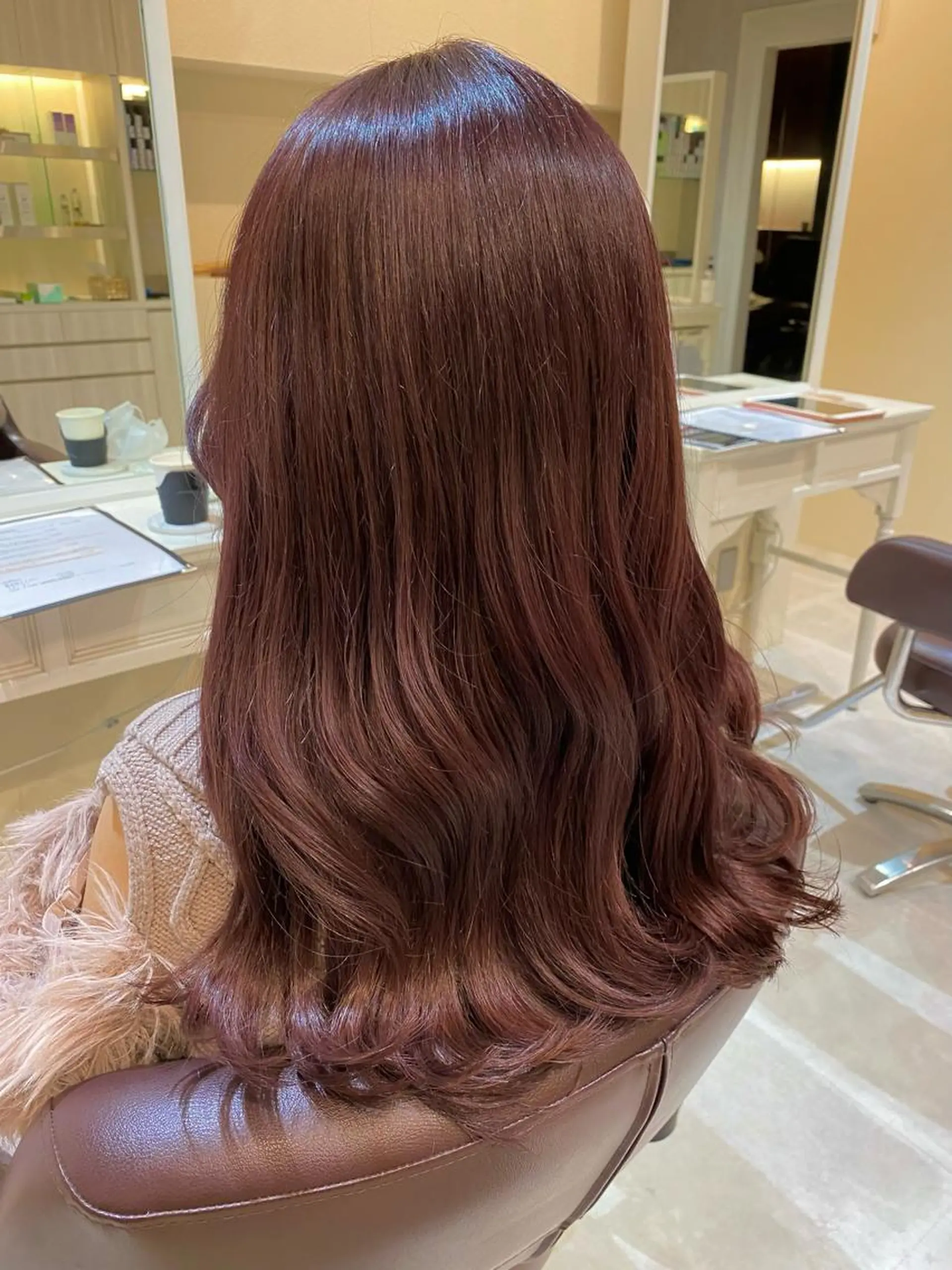 ロング カラー ラベンダーカラー ラベンダーピンク ピンクカラー ヘアカラー トリートメント オタク美容師🎮 AKARIのヘアスタイル
