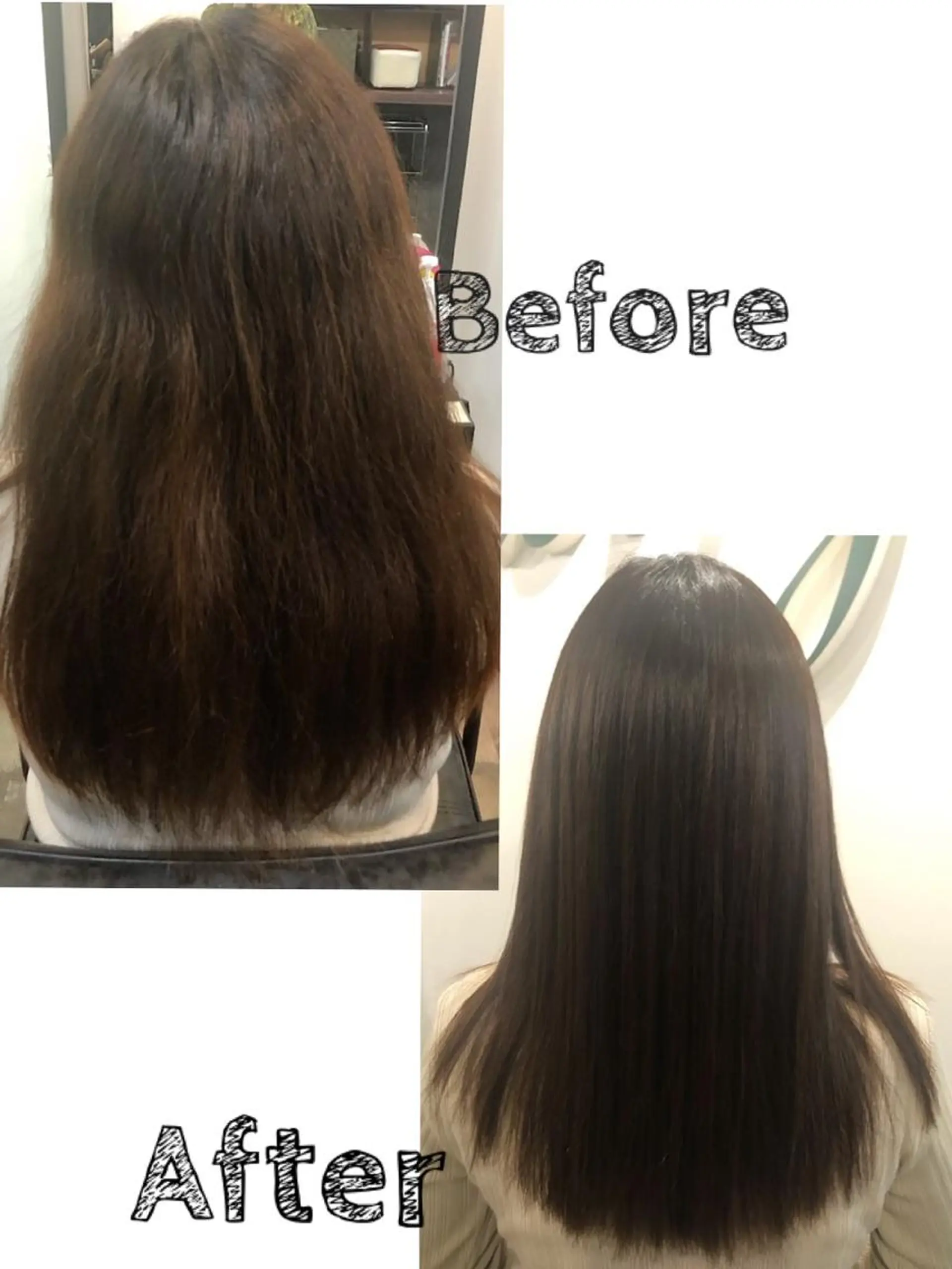 ロング 縮毛矯正 KEI （ケイ）のヘアスタイル