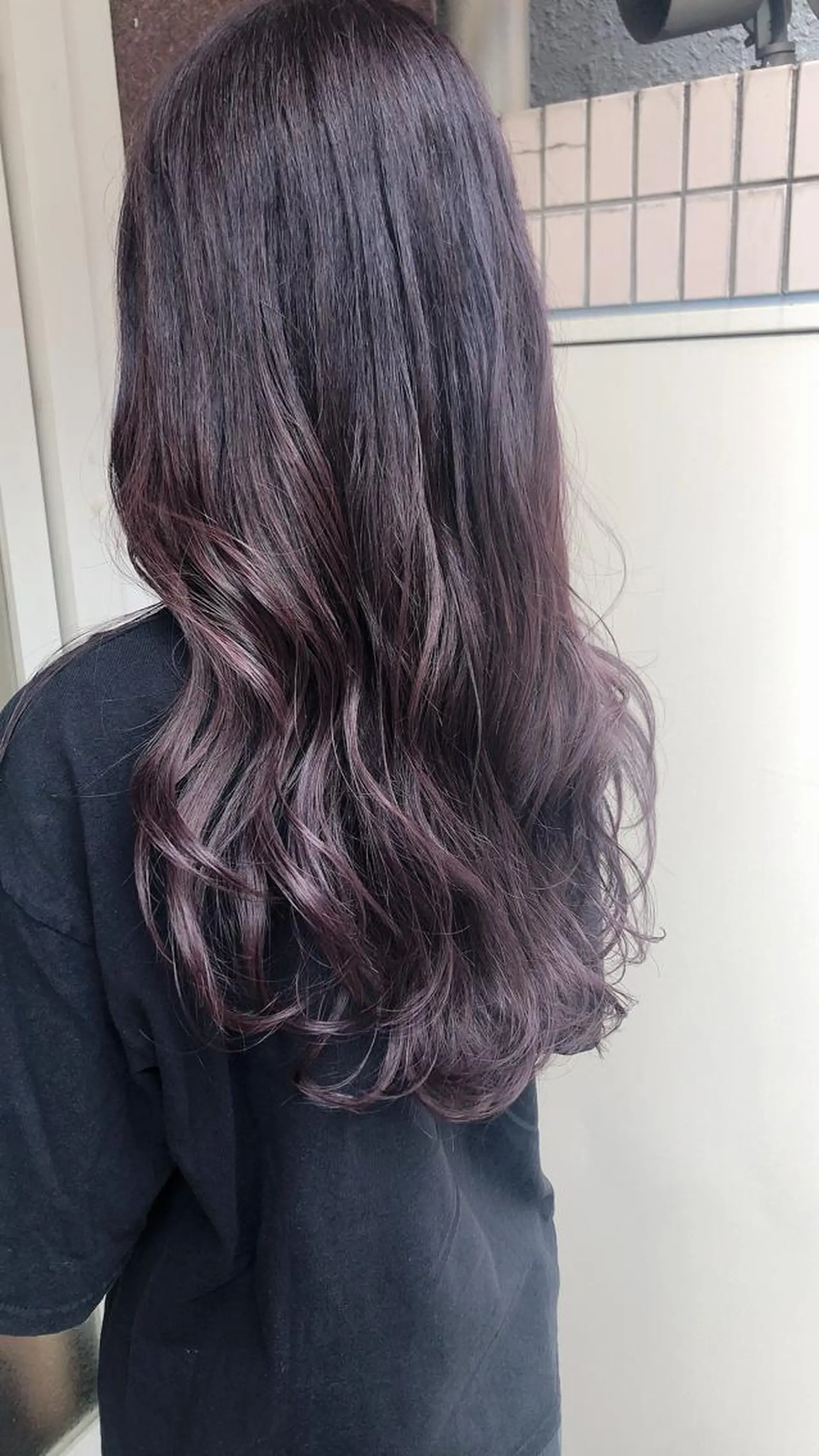 ロング カラー カット ヘアカラー 西村 有紗のヘアスタイル