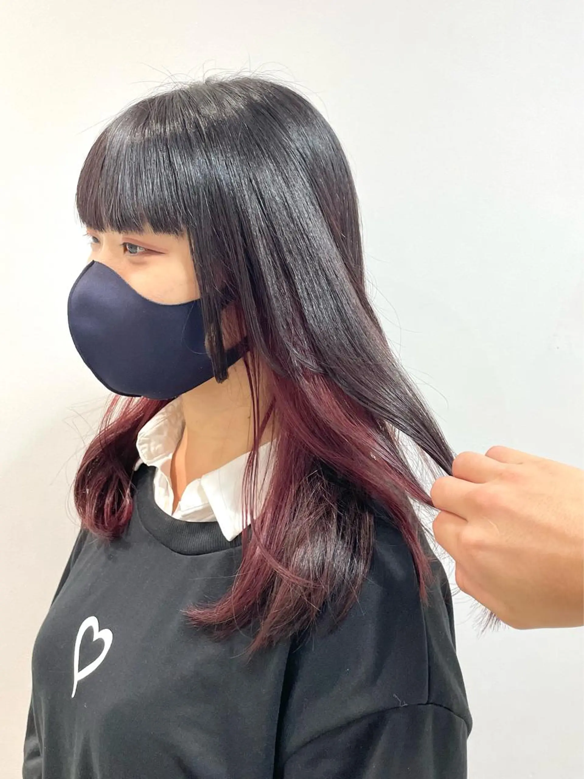 ミディアム カラー 💫小顔カット TAROのヘアスタイル