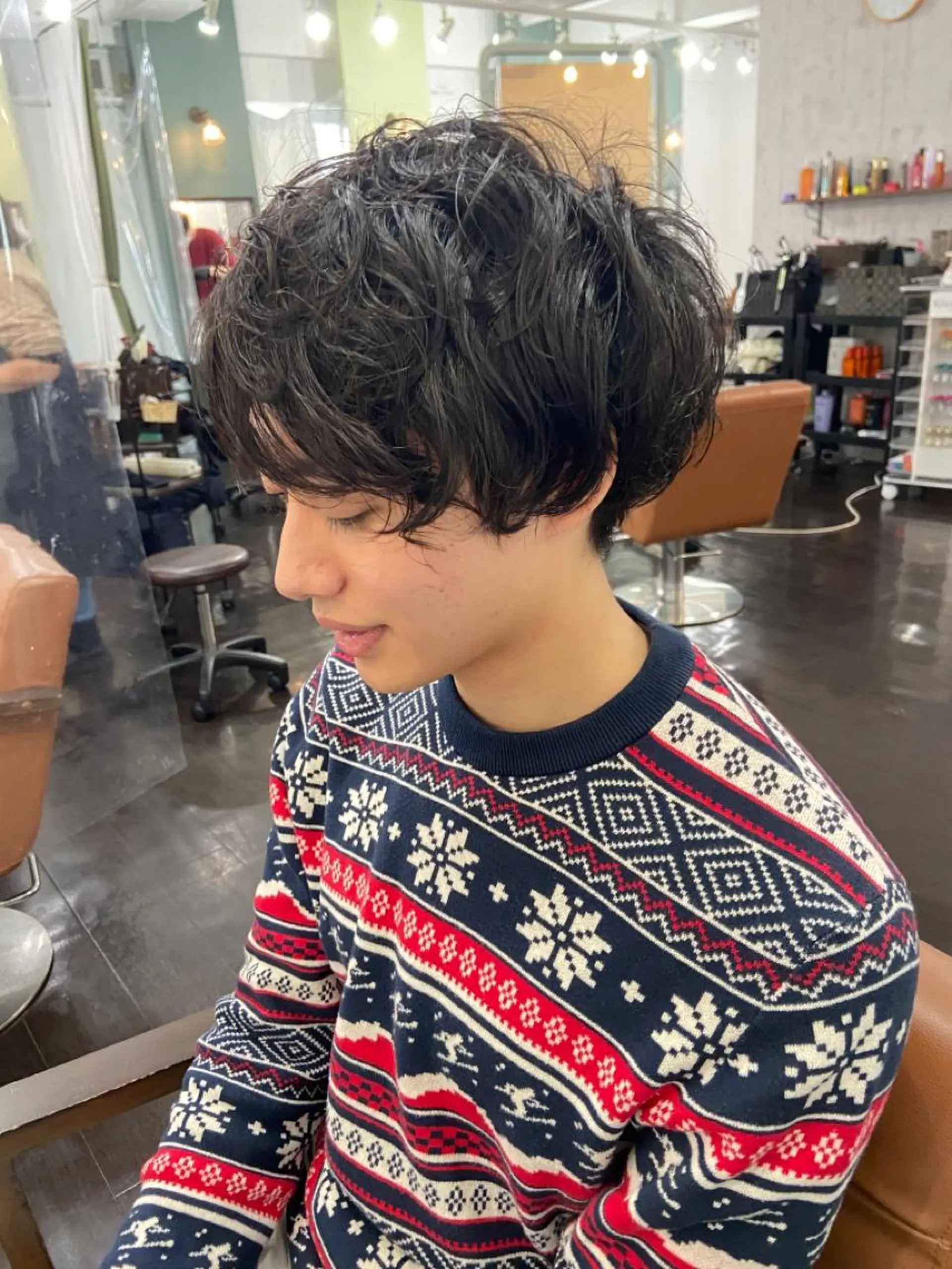 パーマ メンズ メンズパーマ 久木原 ゆりのヘアスタイル