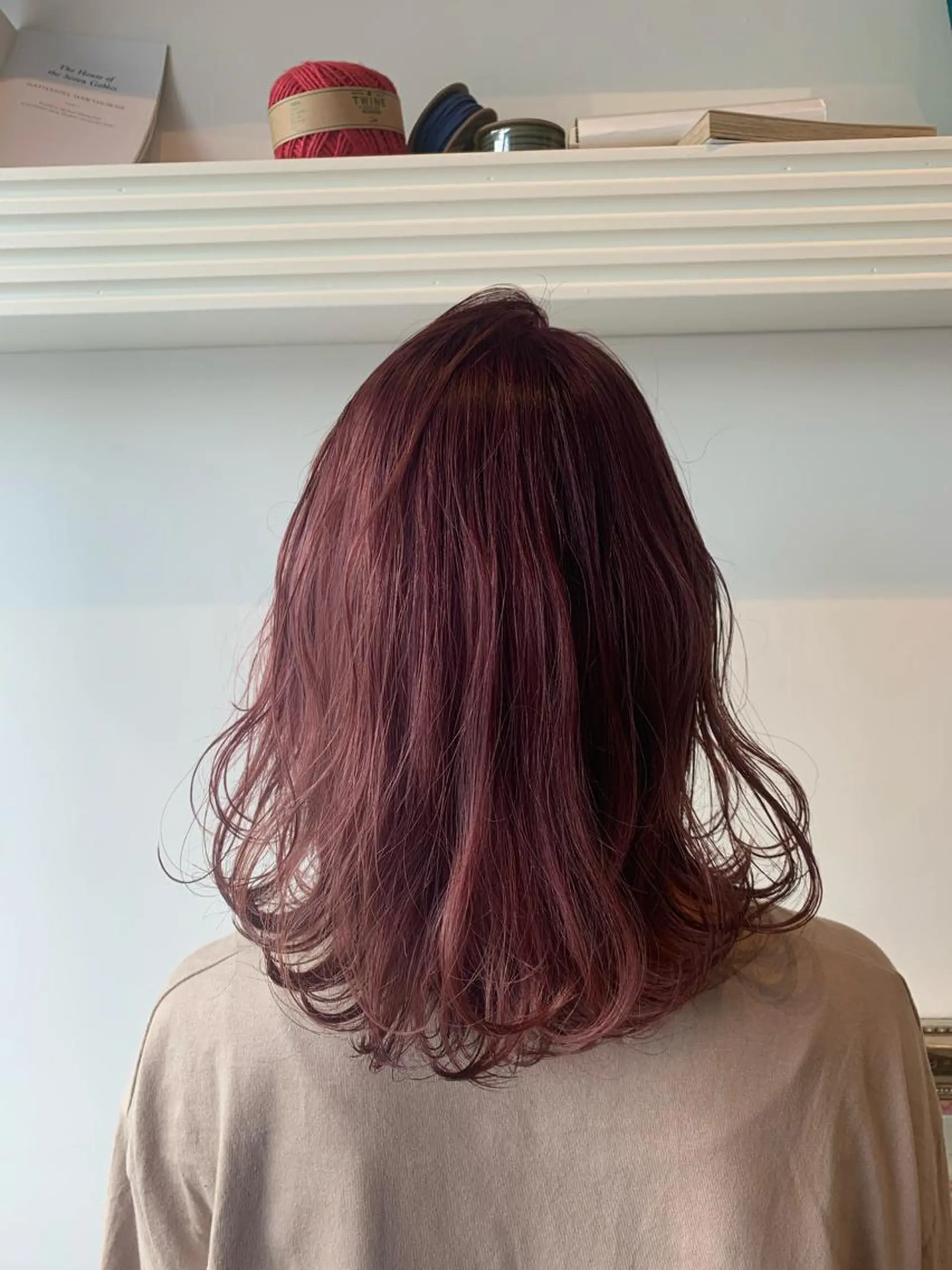 セミロング ヘアカラー トリートメント ヘッドスパ ヘアセット 大宮/山口 竣也のヘアスタイル