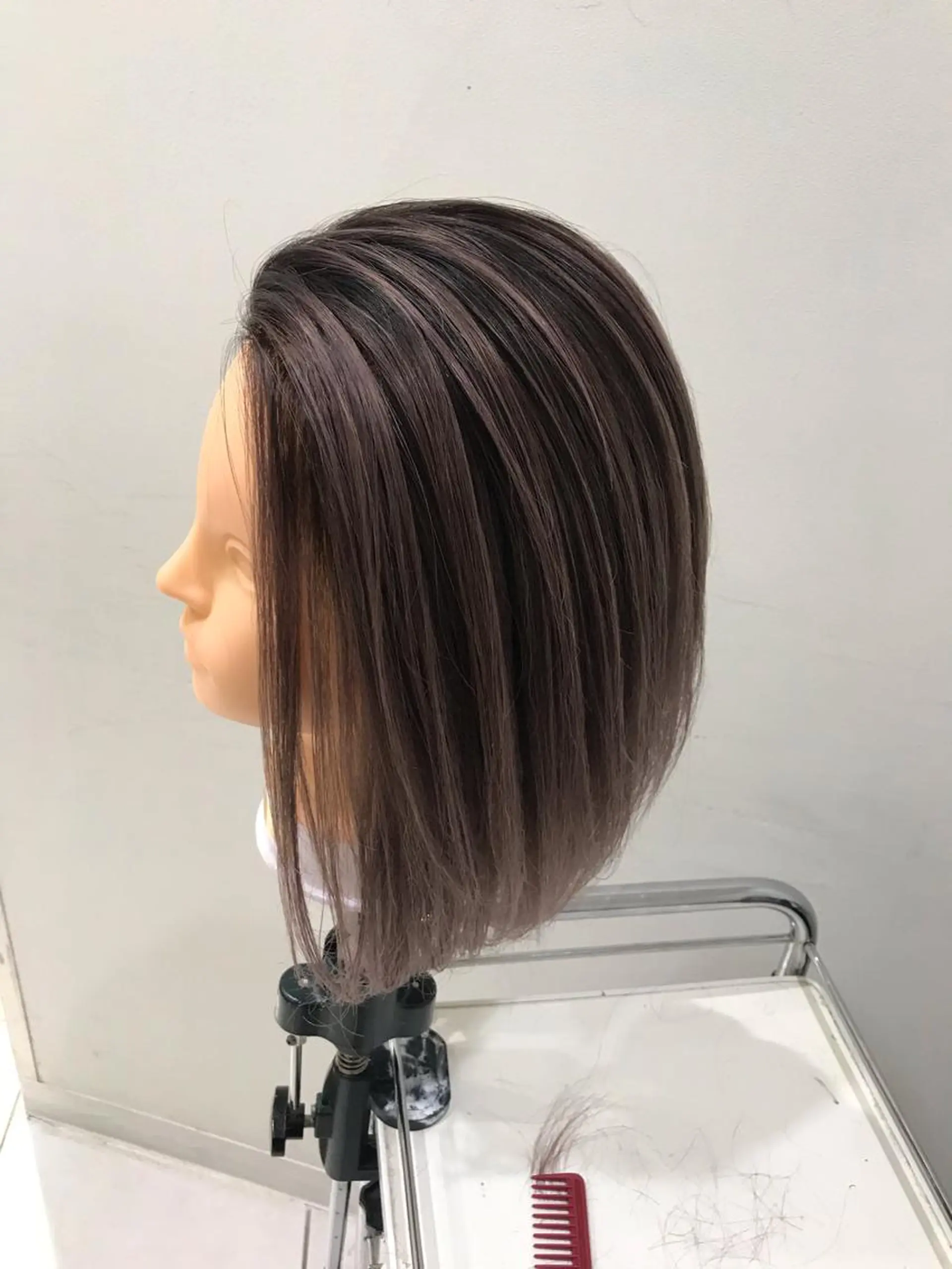 カラー ブリーチ クロスパーマ松永裕久 似合わせカットのヘアスタイル