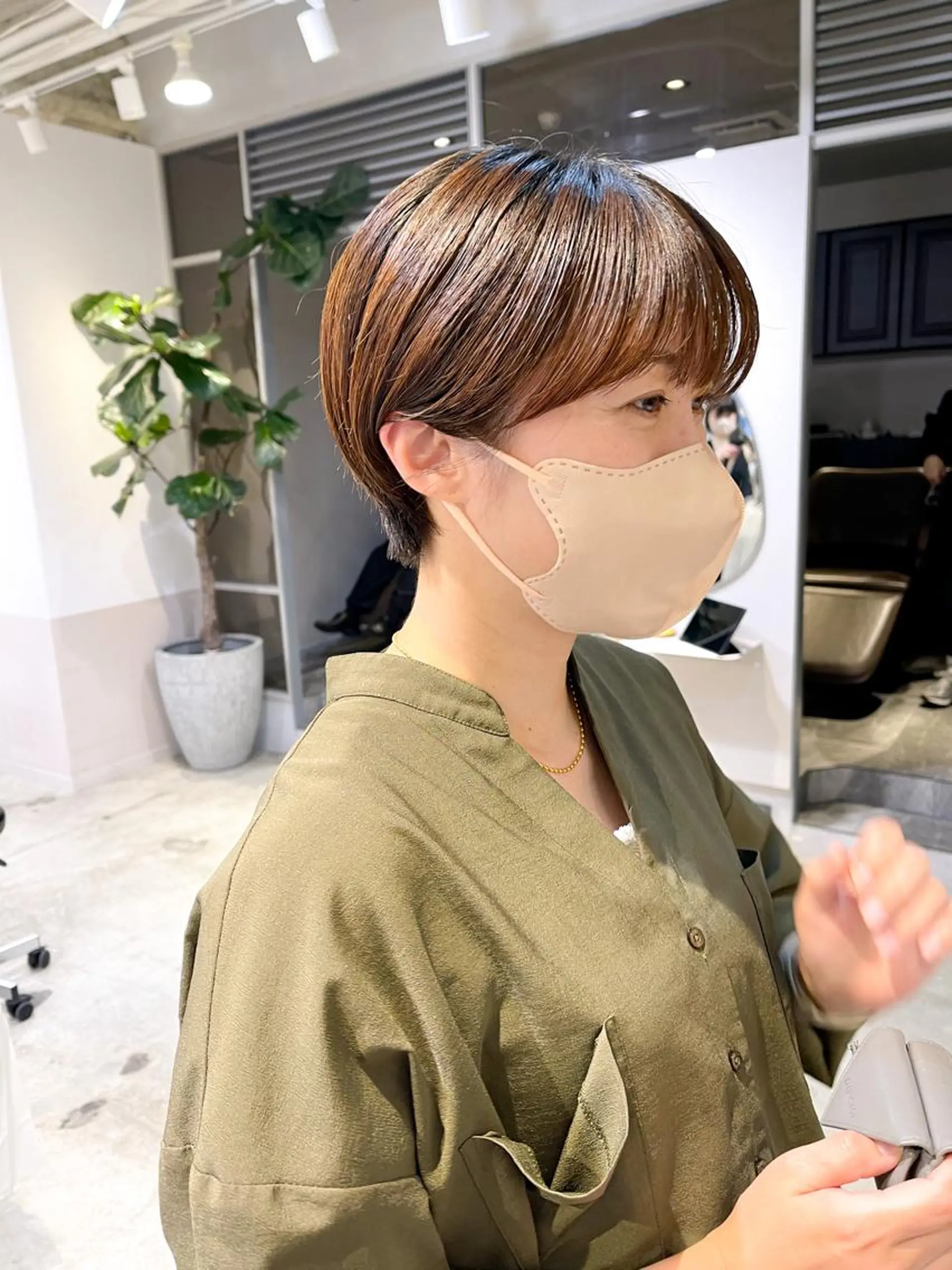 ショート ショートヘア カット ヘアカラー 川本 裕🌿のヘアスタイル