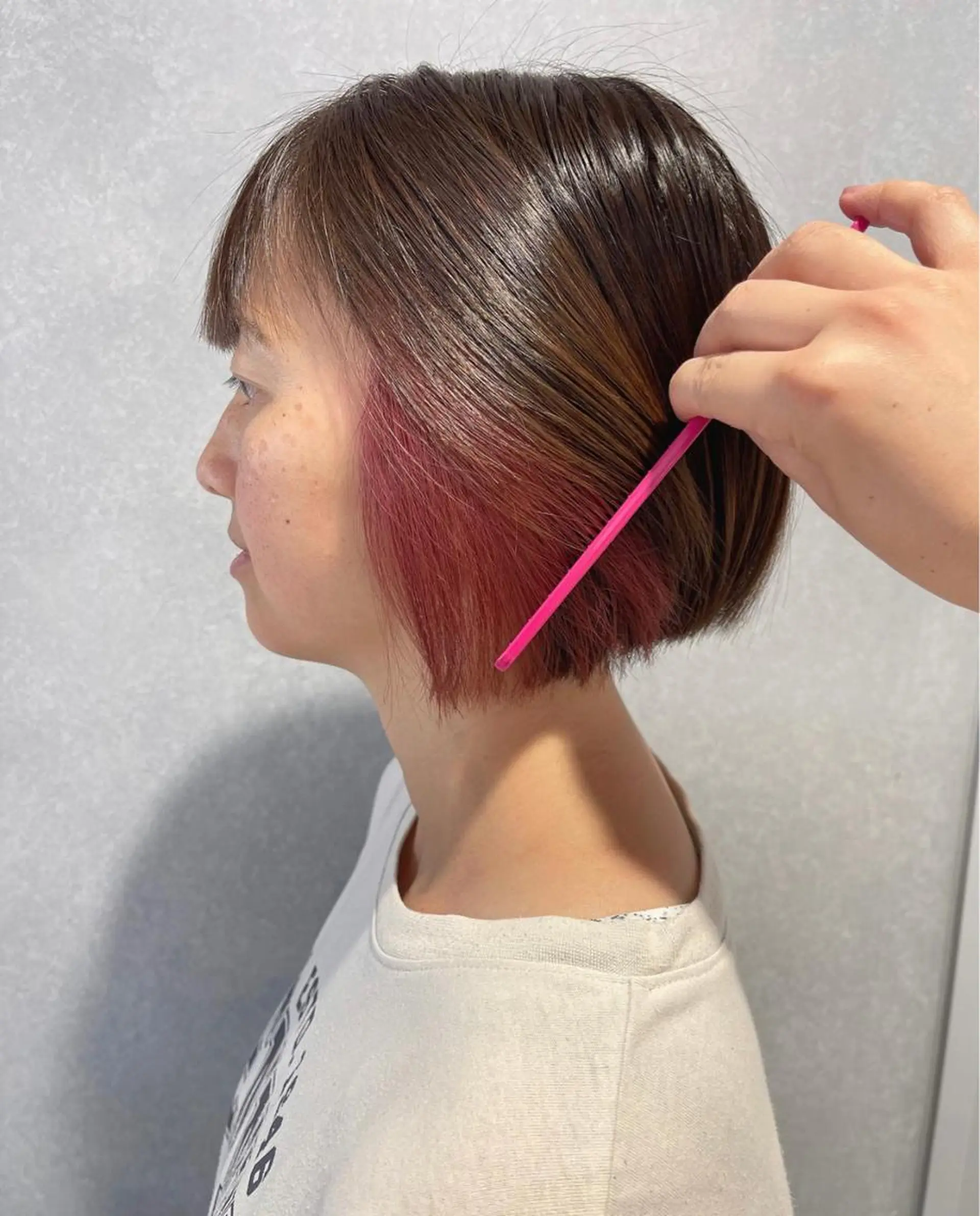 ショート カラー ヘアカラー 唐澤 千尋のヘアスタイル