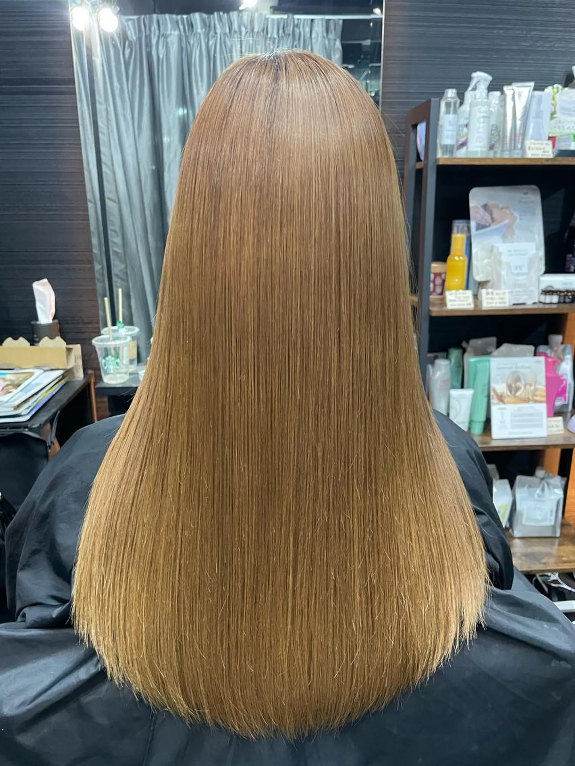 セミロング 髪質改善 トリートメント トリートメント 山本 雅由のヘアスタイル