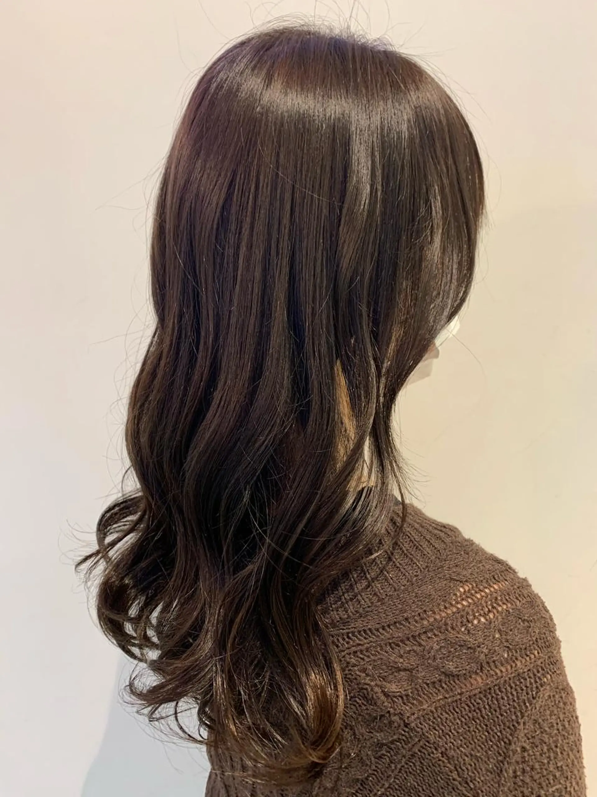 カラー ブリーチしない暖色 カラー🥀杉 優菜のヘアスタイル