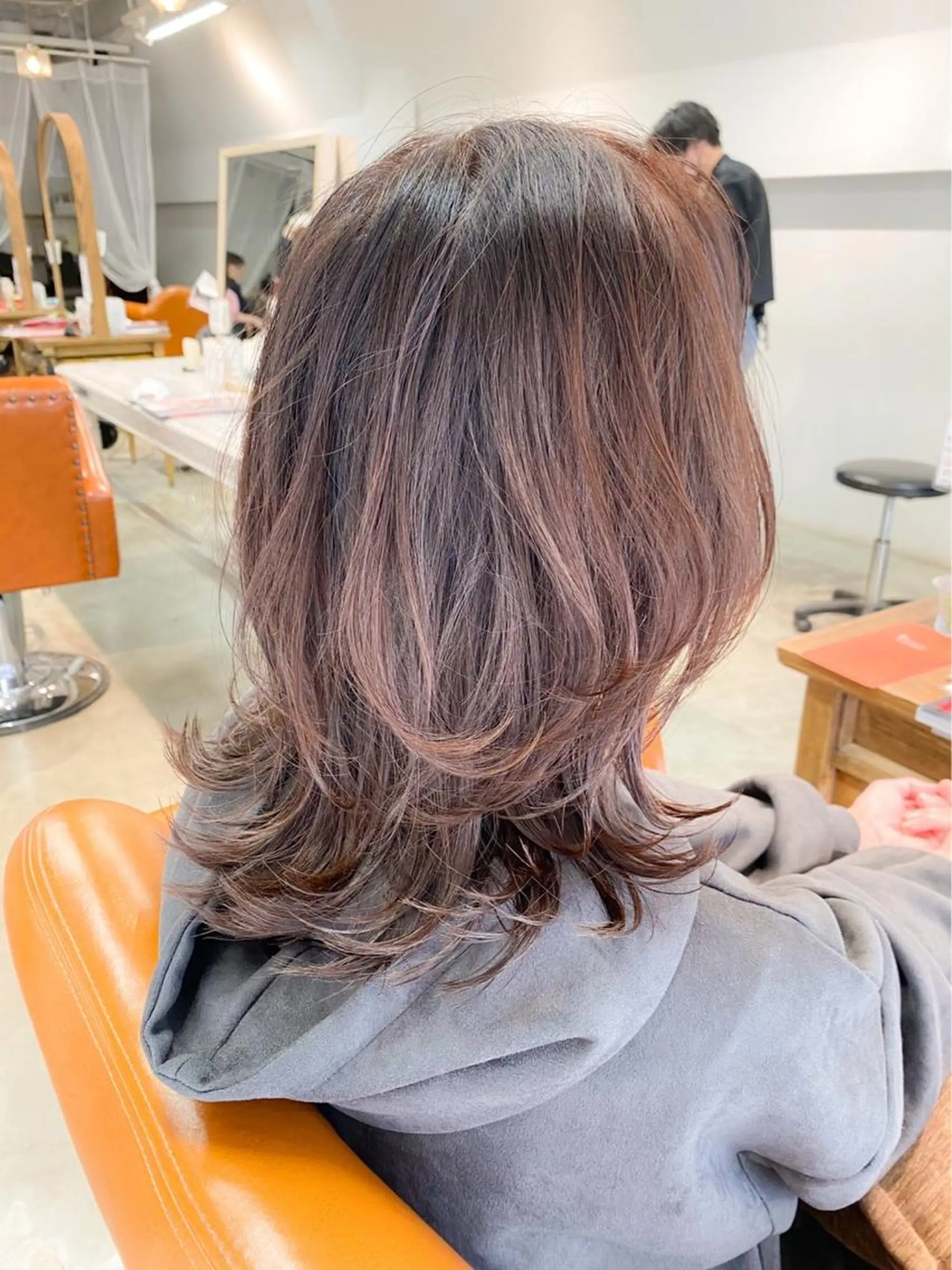 セミロング 東野 拓海のヘアスタイル