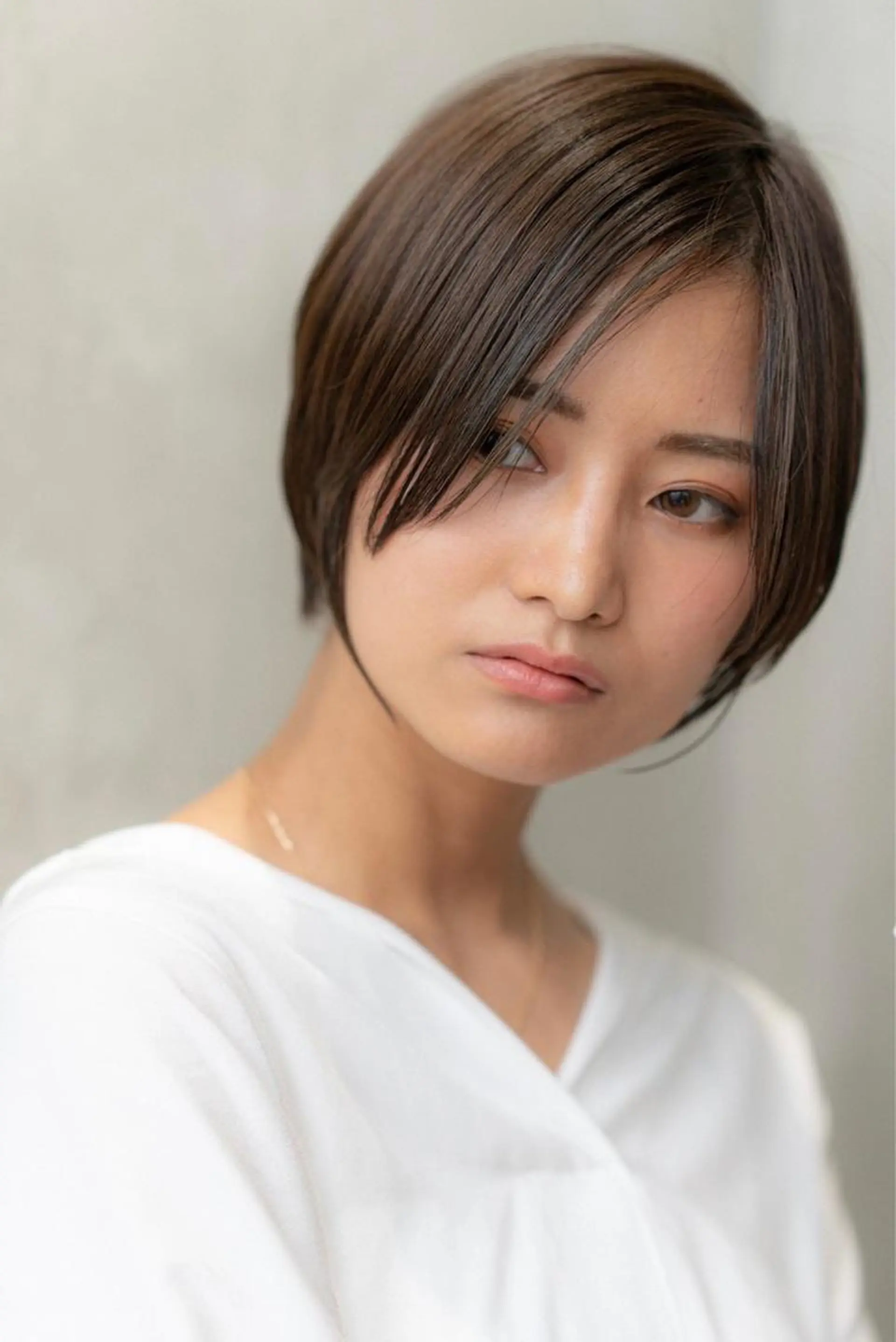 ショート カラー ボブ 大森 勝馬のヘアスタイル