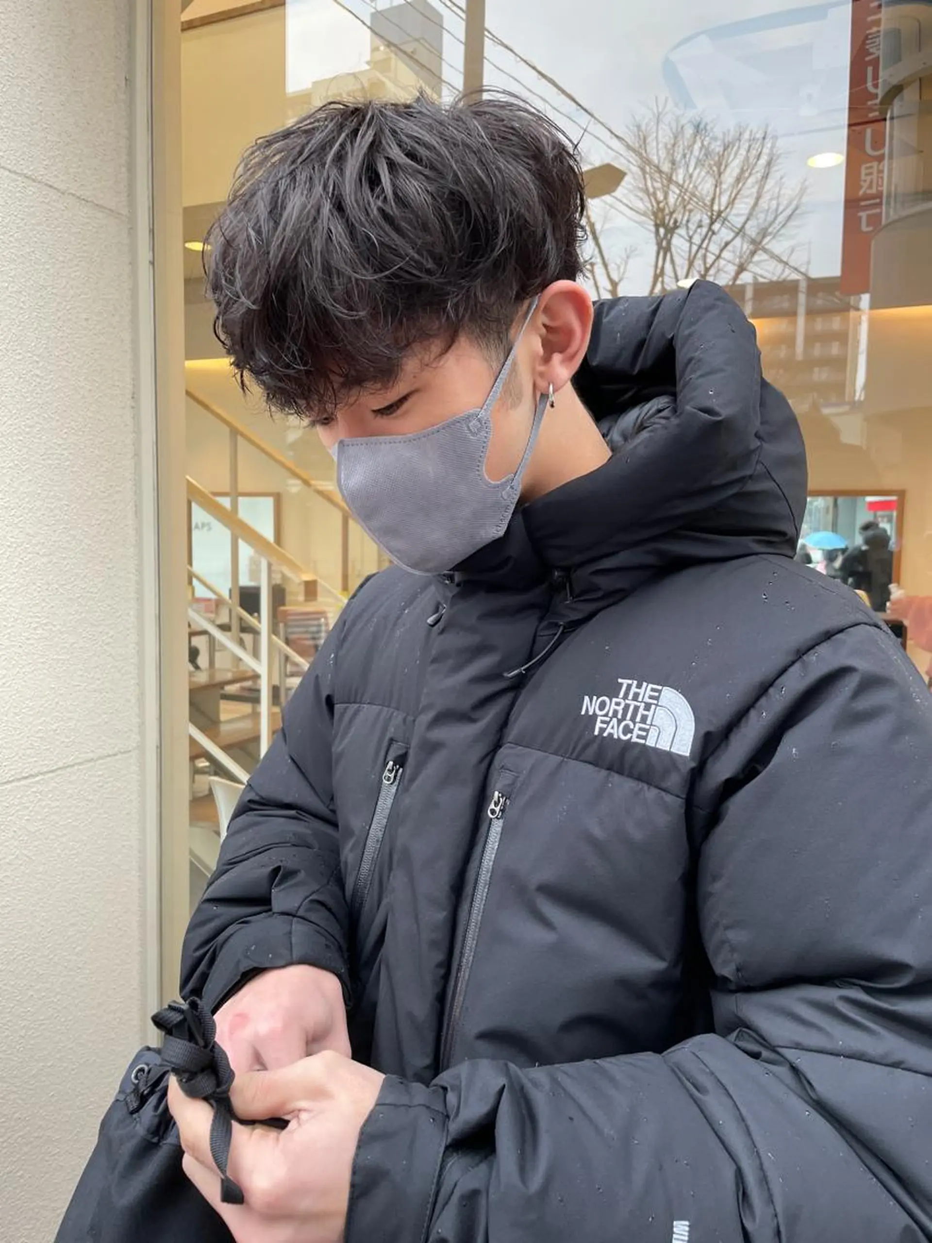 メンズ 🍋透け感カラー🍃 オリーブ🍐Kahoのヘアスタイル