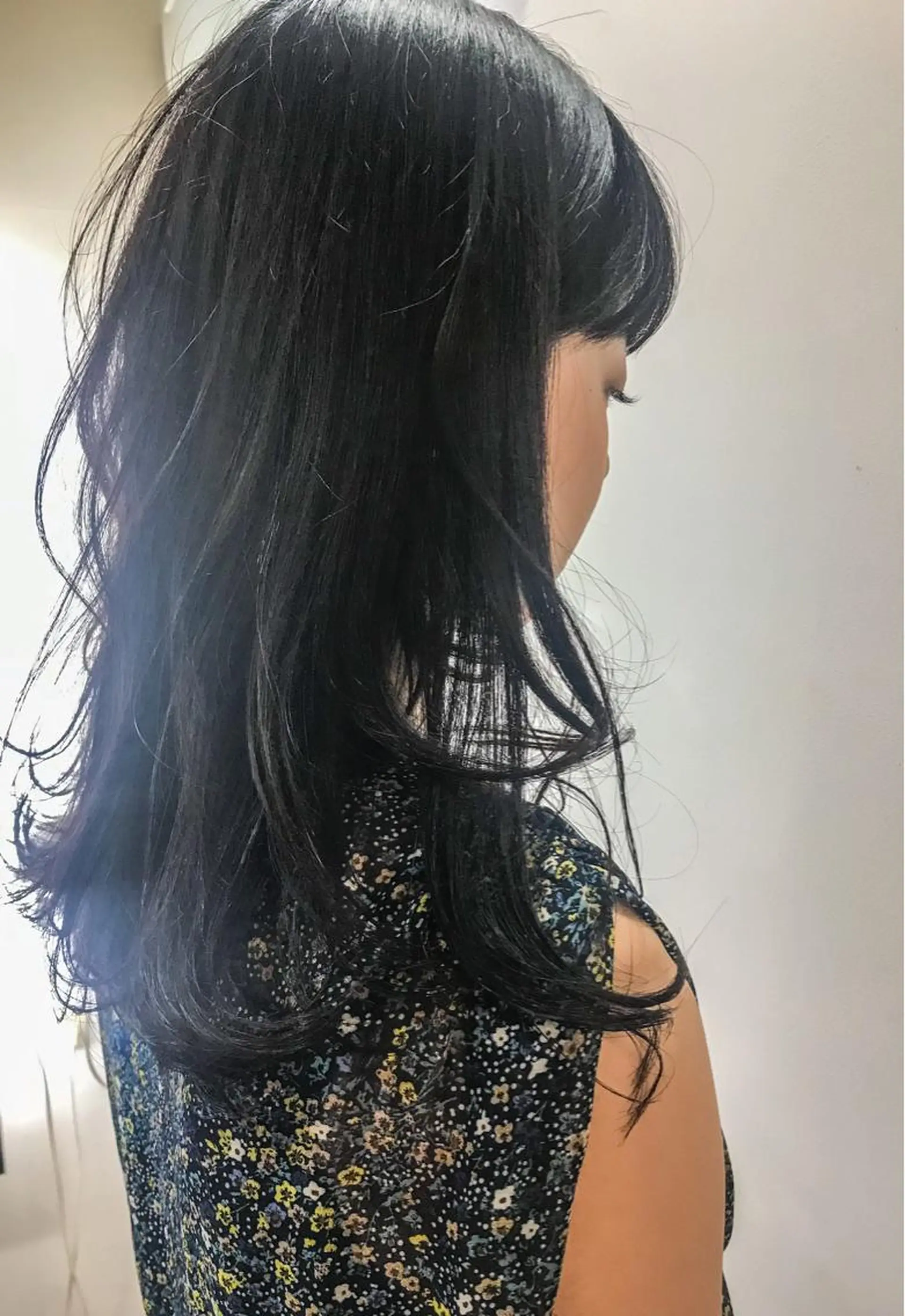 セミロング 田中 あやなのヘアスタイル