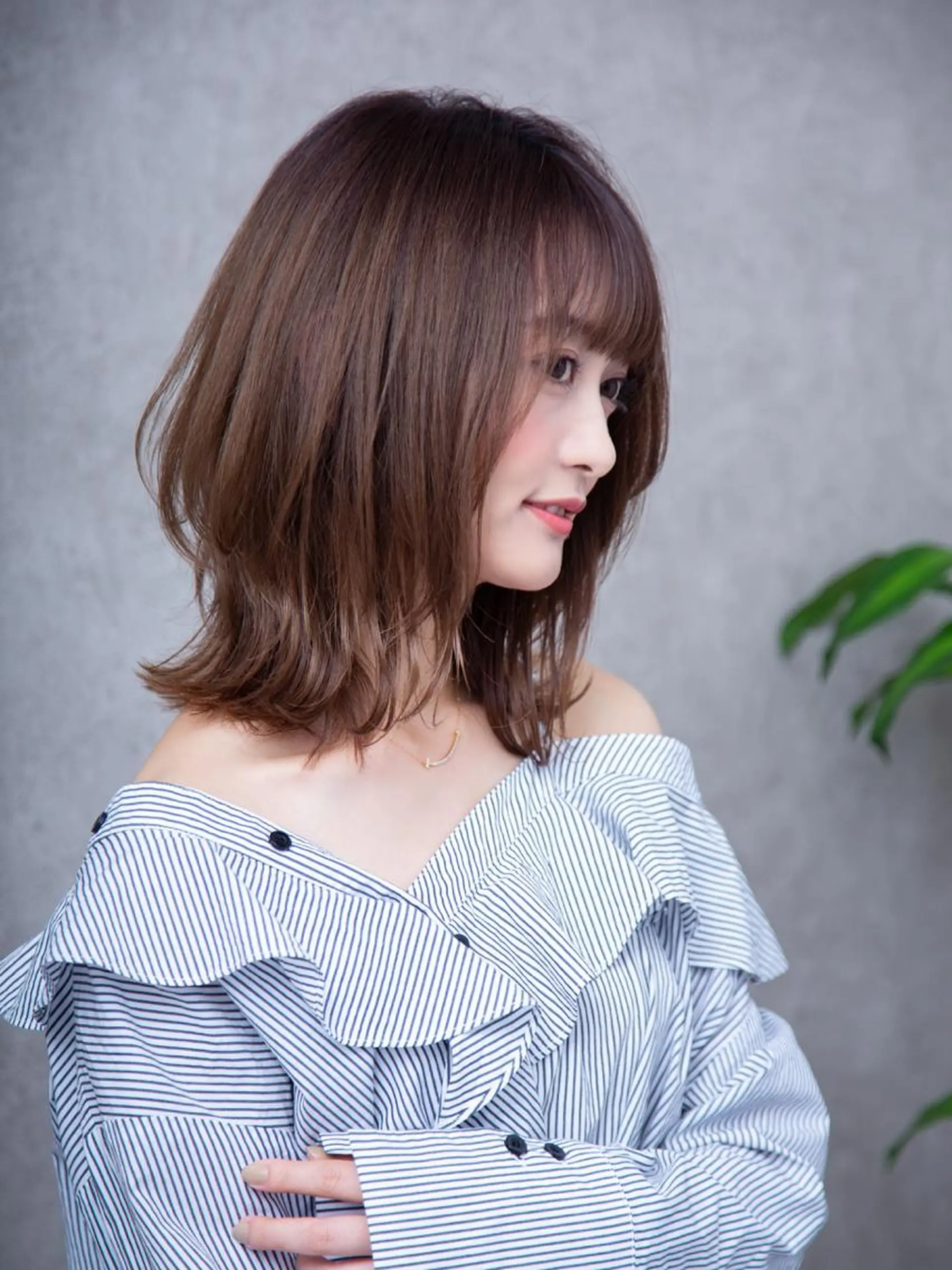 セミロング カラー 【enil代表】 杉林和哉のヘアスタイル