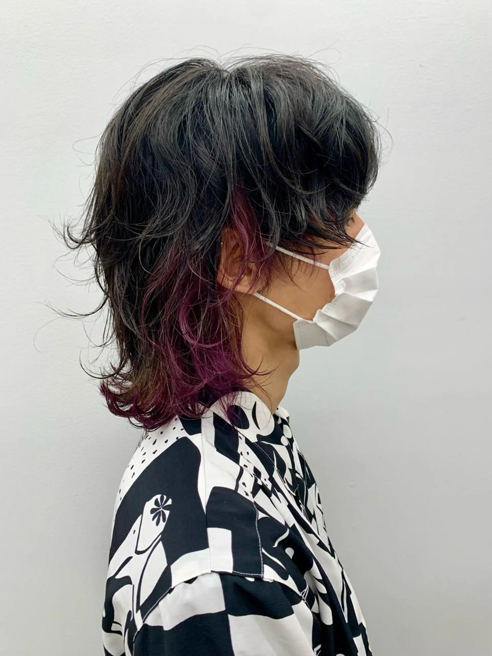 メンズ カルマパーマ メンズパーマ メンズウルフカット ウルフカット メンズ特化美容師/ 新井　洸太のヘアスタイル