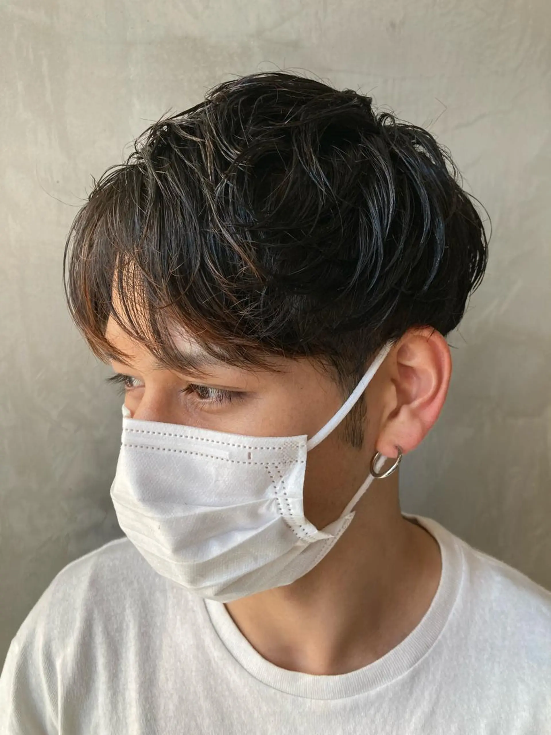 ショート カラー パーマ メンズ fifth JINGUMAE所属・波巻きスパイラルパー マ/シャドウパーマ駿のヘアスタイル