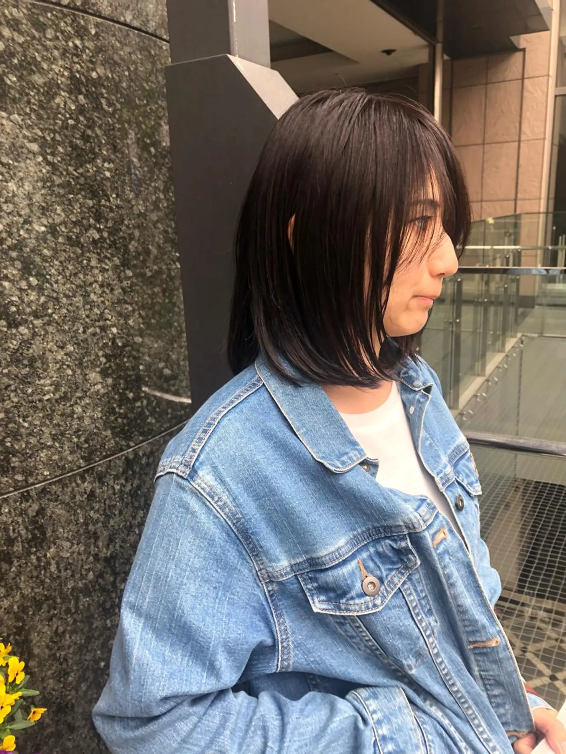 ミディアム 美髪形成💎縮毛矯正 顔レイヤー松尾　幸樹のヘアスタイル