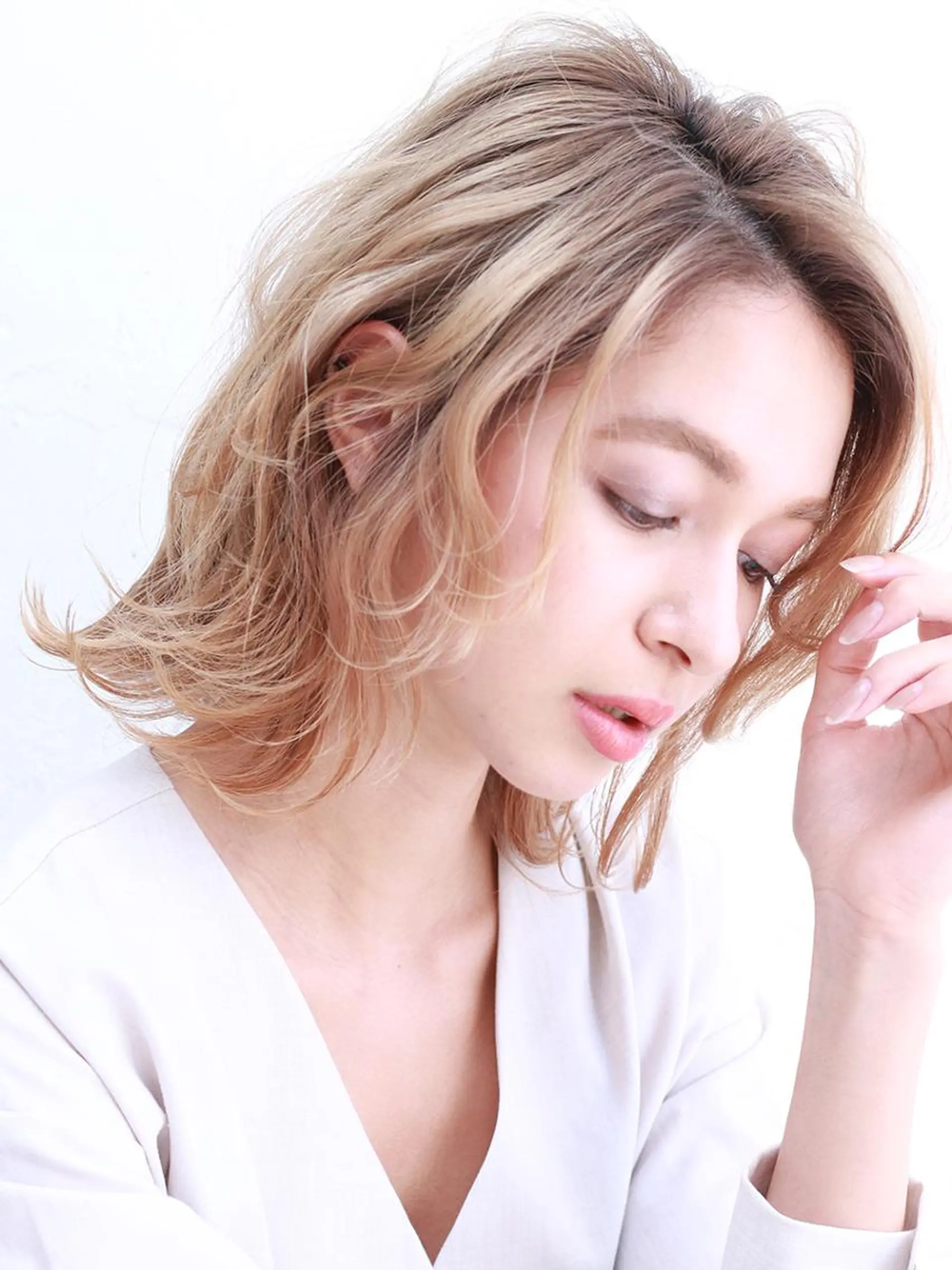 ミディアム カラー designer ITOのヘアスタイル