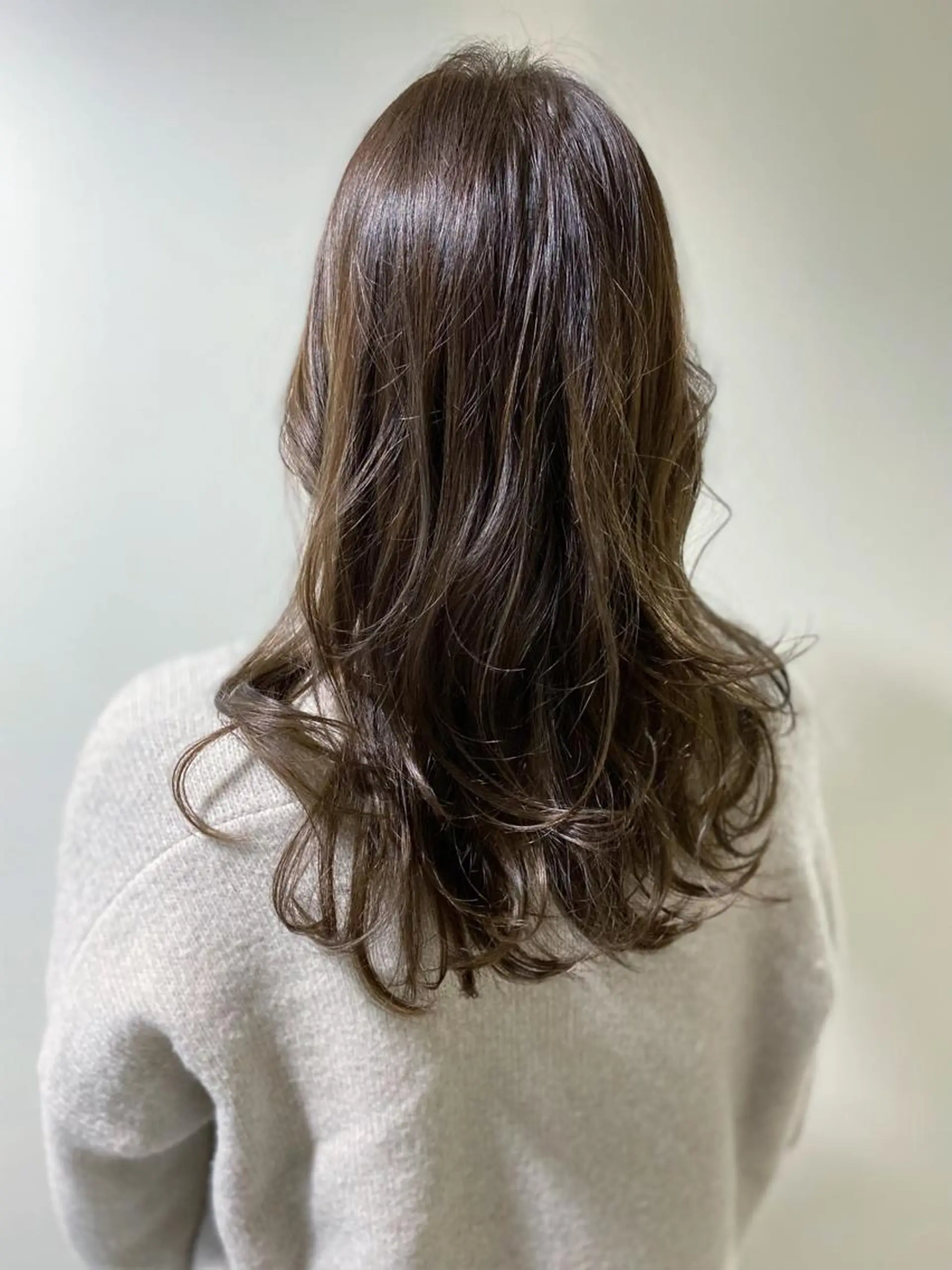 ロング カラー カット ヘアカラー 柴田 久美子のヘアスタイル