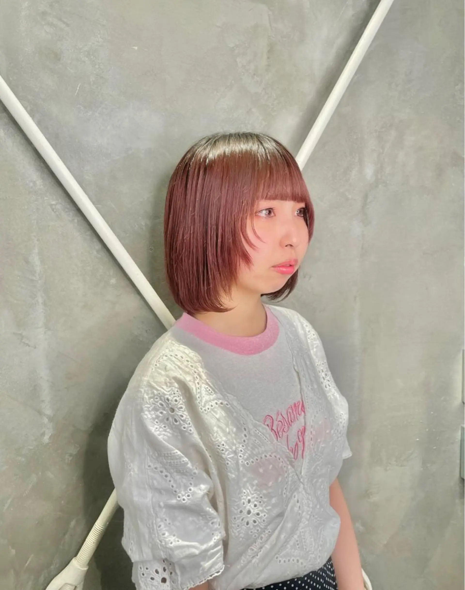 ミディアム カラー 大人ショート🥂みつ はし こうだい🦕のヘアスタイル