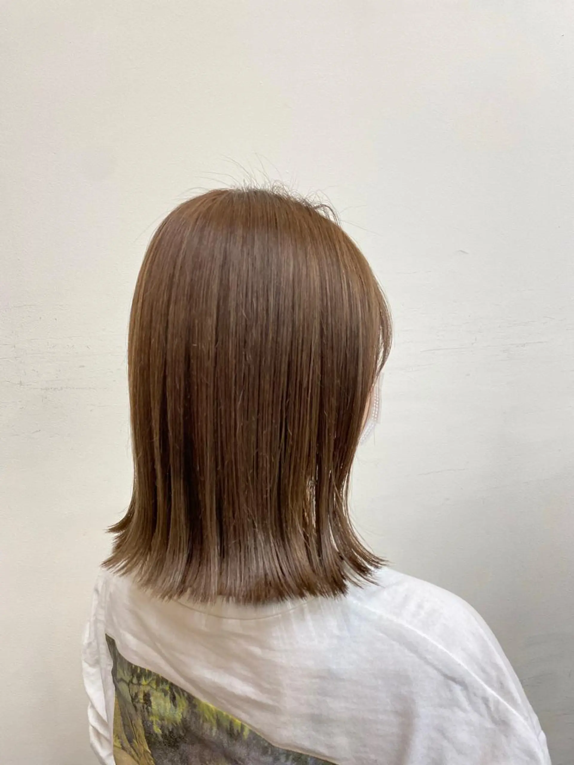 ミディアム カラー 鹿児島 聖来のヘアスタイル