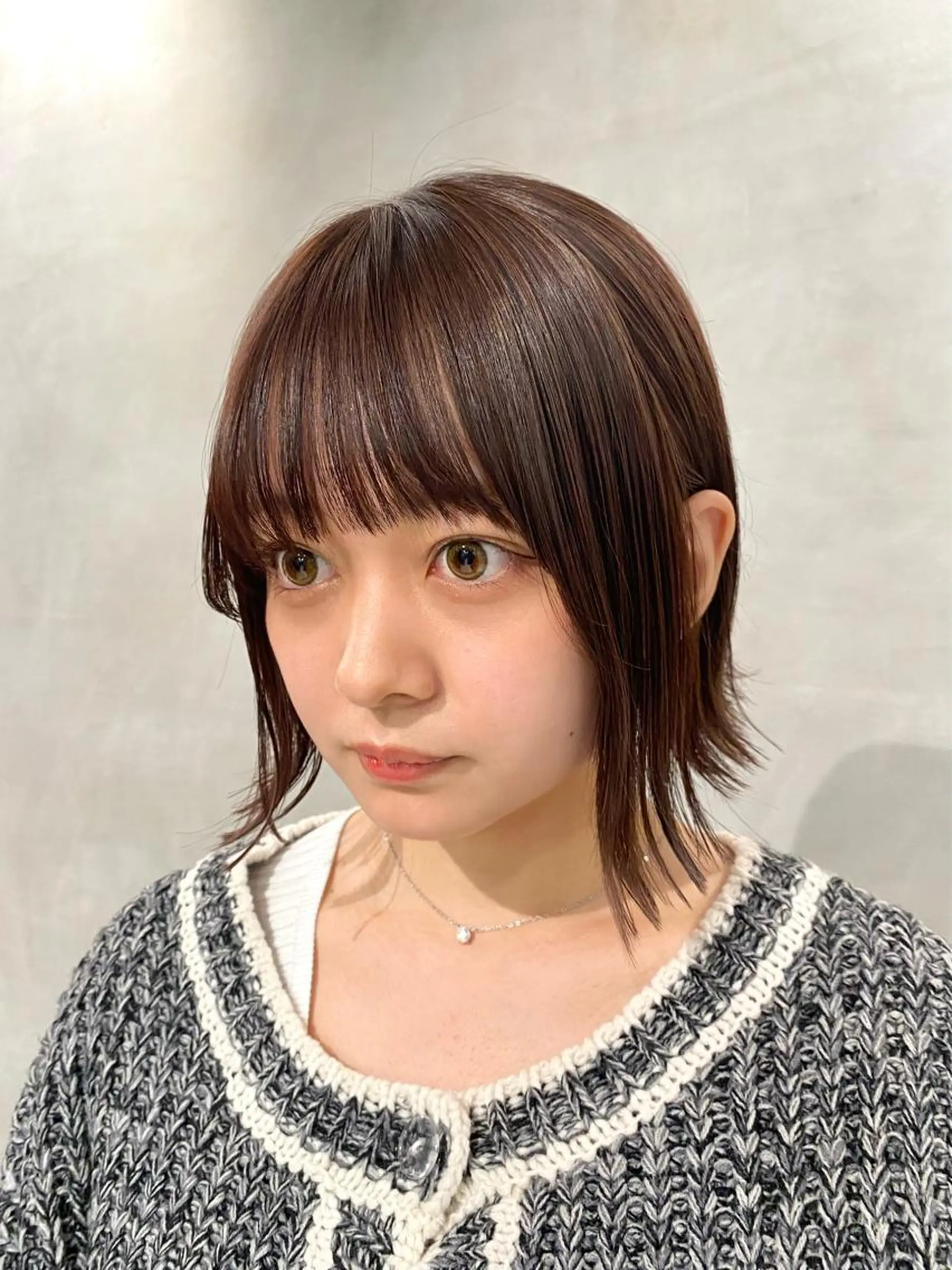 ショート カラー ヘアカラー トリートメント 【髪質改善】 梅田　聡のヘアスタイル