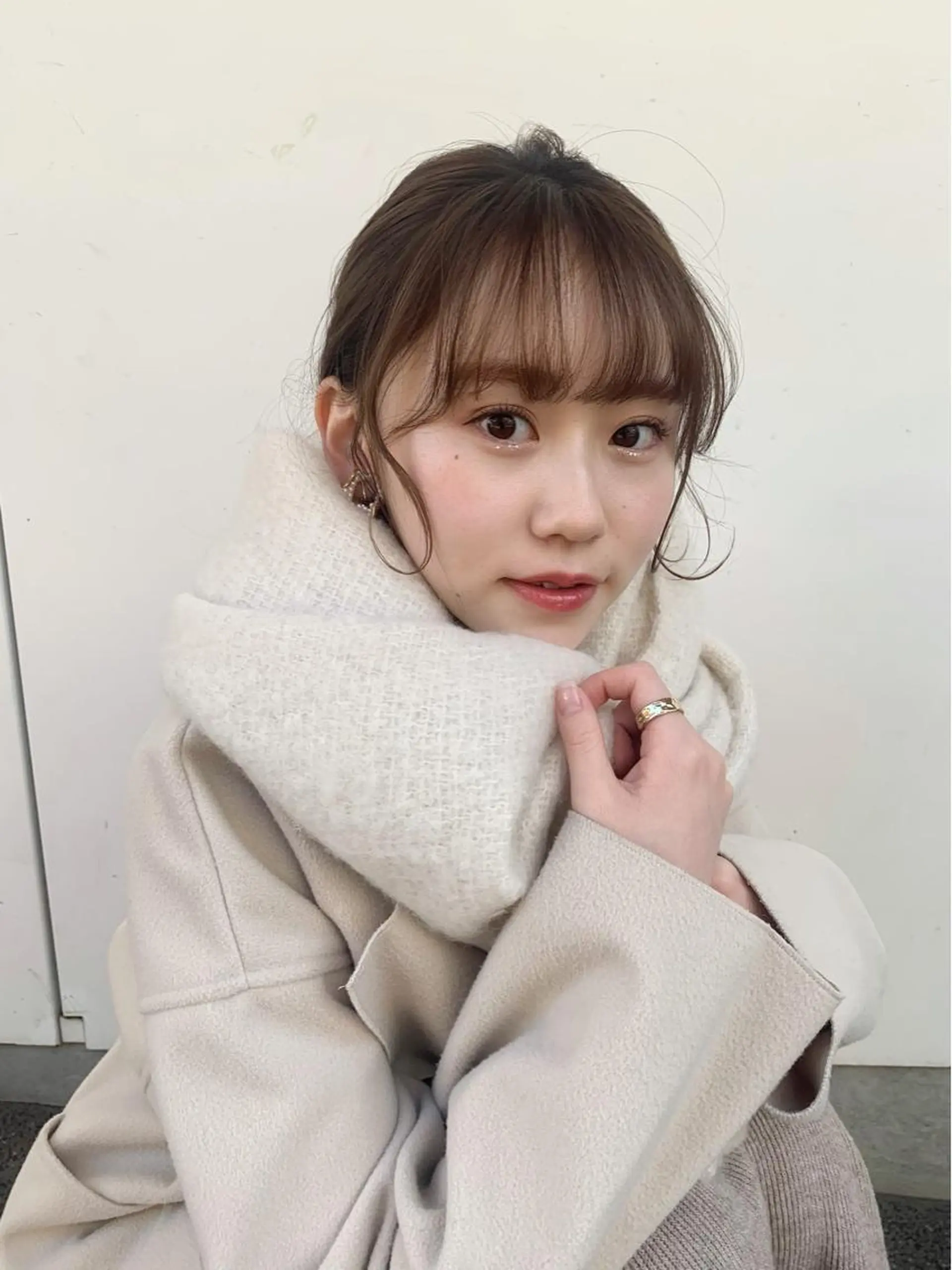 ロング ヘアアレンジ おくれ毛 カット トリートメント 岩田菜央 《武蔵小杉》のヘアスタイル