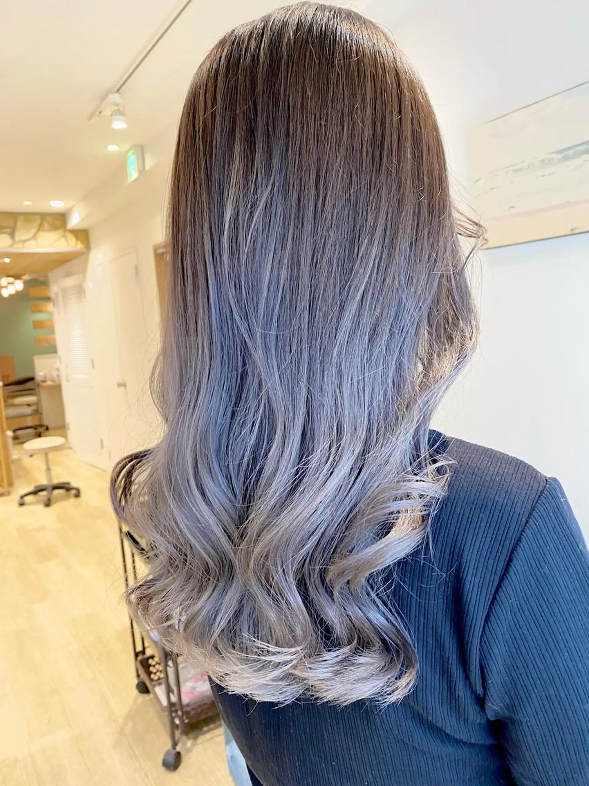 ミディアム カラー カット ヘアカラー kawabe maikoのヘアスタイル