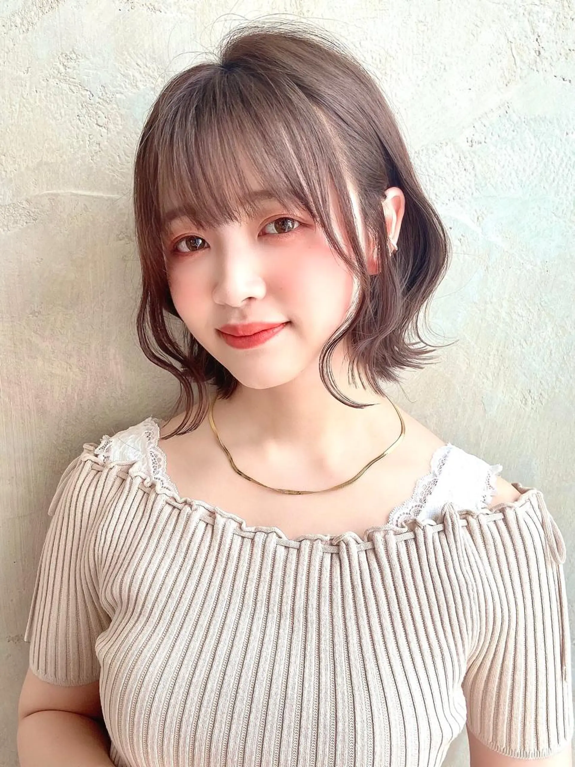 ショート カラー パーマ ヘアアレンジ くびれヘア 🌈小顔似合わせ SHIHO🌈のヘアスタイル
