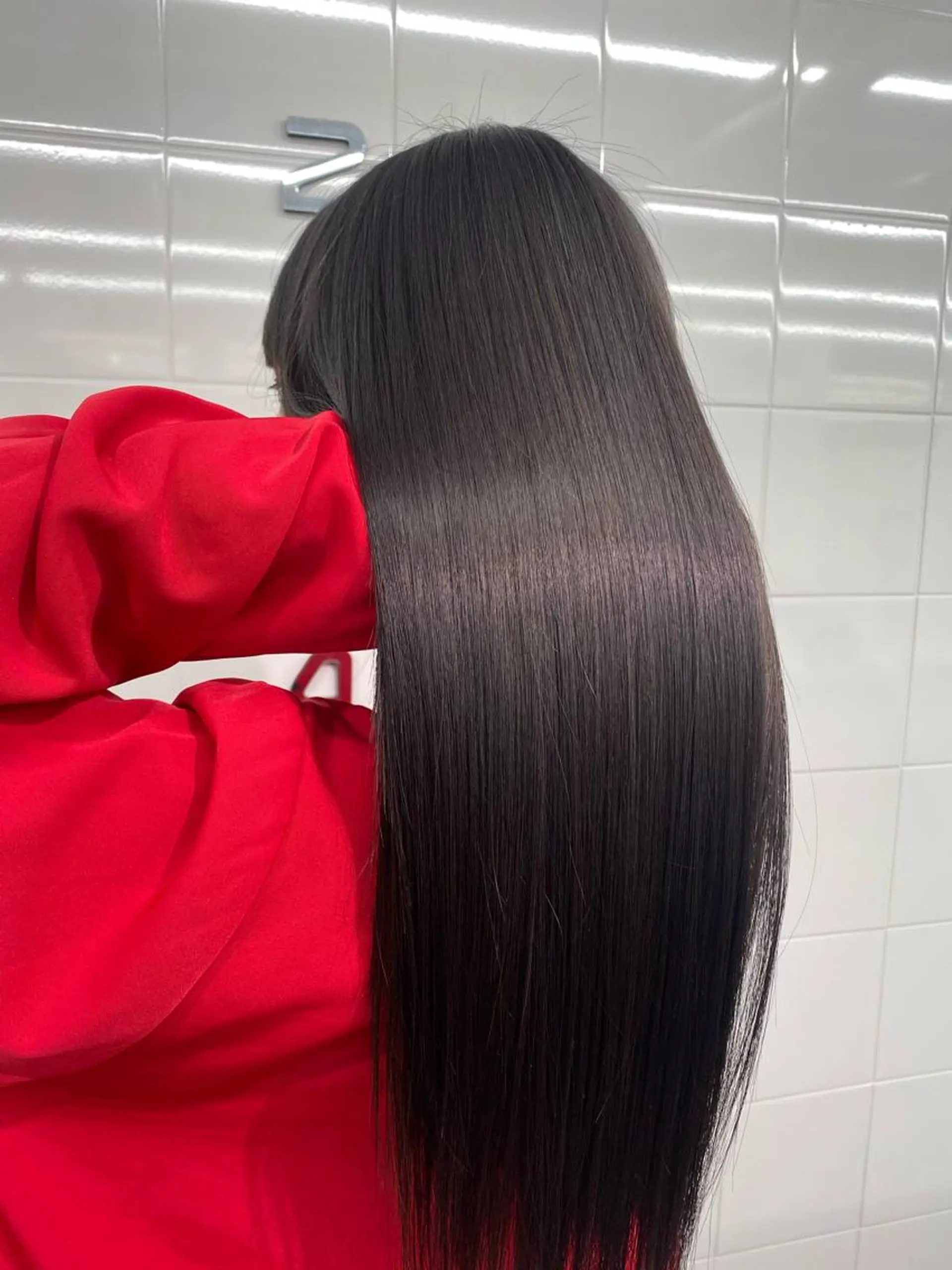 ロング くせ毛 髪質改善 トリートメント トリートメント grow所属・🧡YUKA🧡 渋谷/ﾌﾟﾙｴｸｽﾃのヘアスタイル