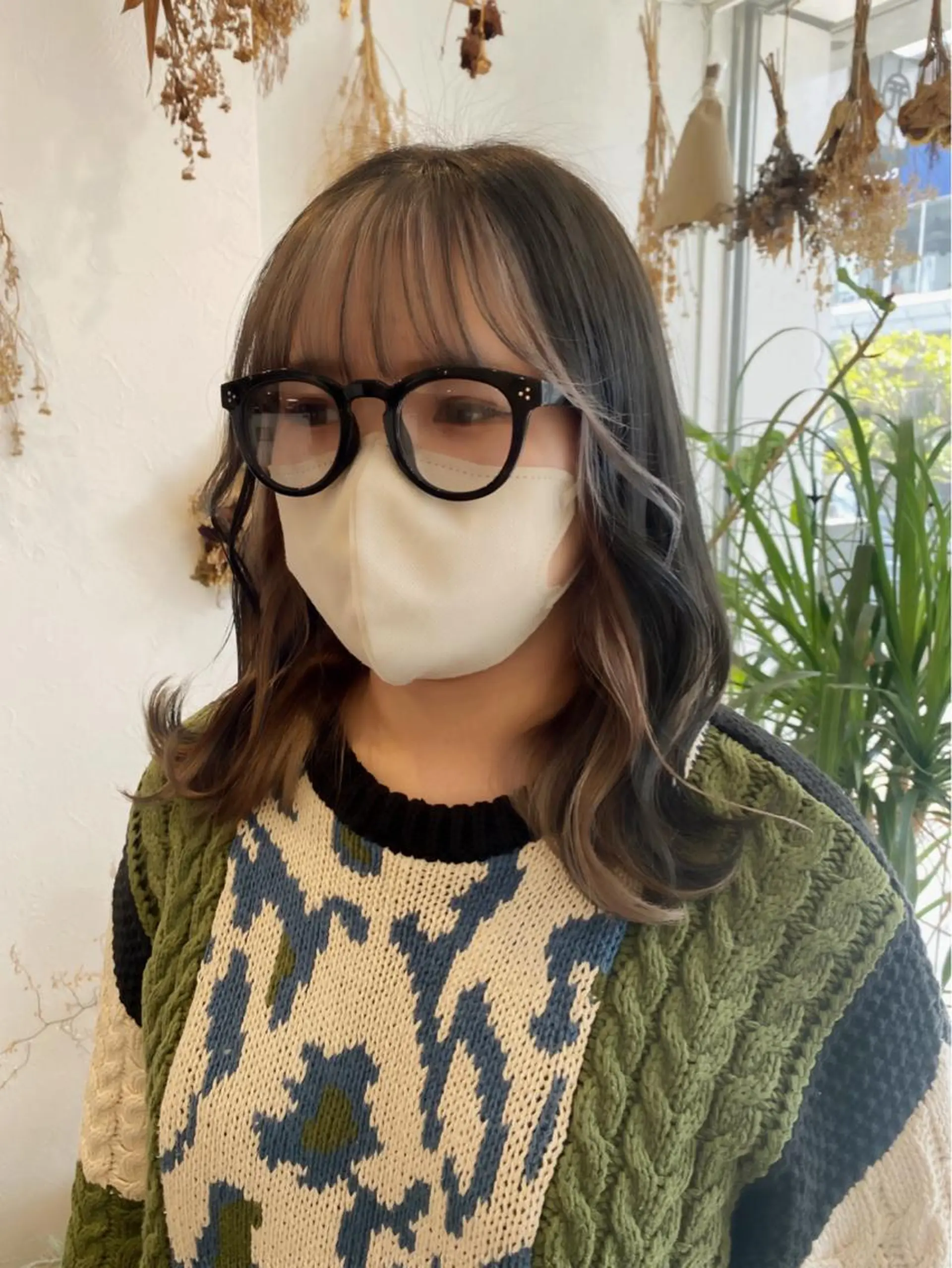 ミディアム botan🦖*･ amiのヘアスタイル