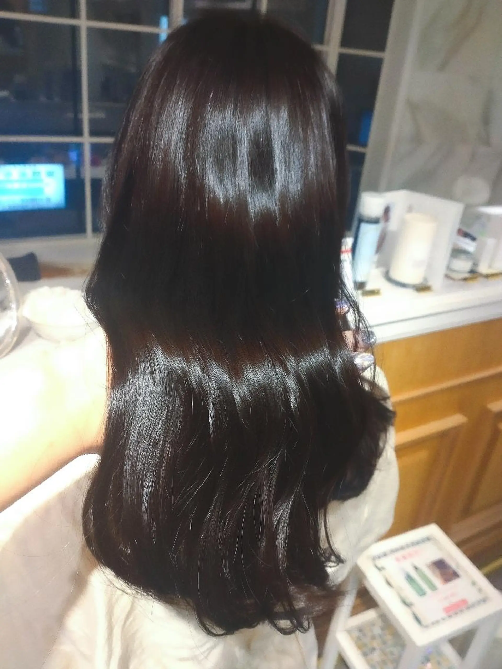 セミロング カット ヘアカラー トリートメント ヘアセット 縮毛矯正/レイヤー 💎やまもとちひろのヘアスタイル