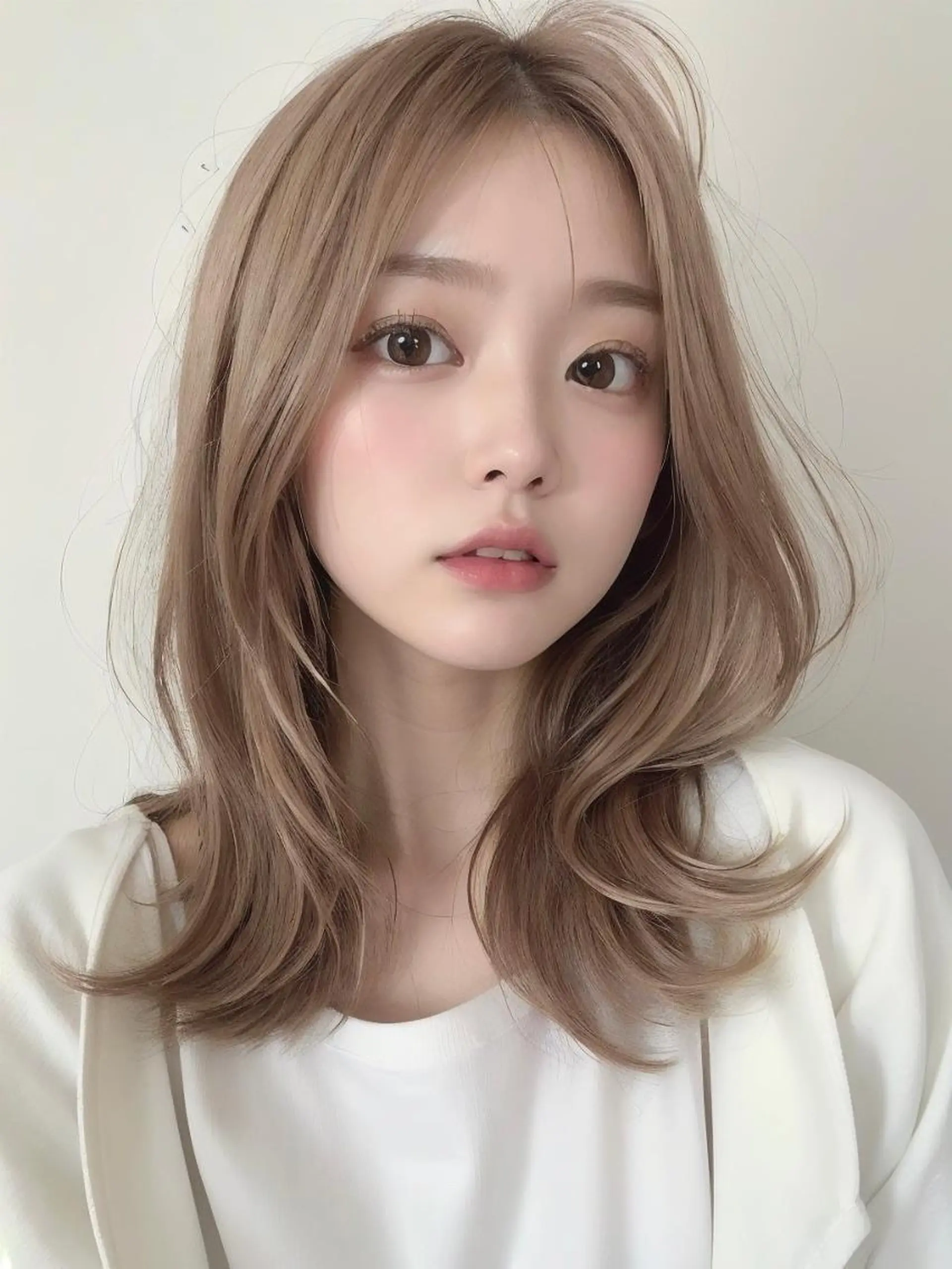 ミディアム ✨縮毛矯正/韓国 レイヤー/源✨のヘアスタイル