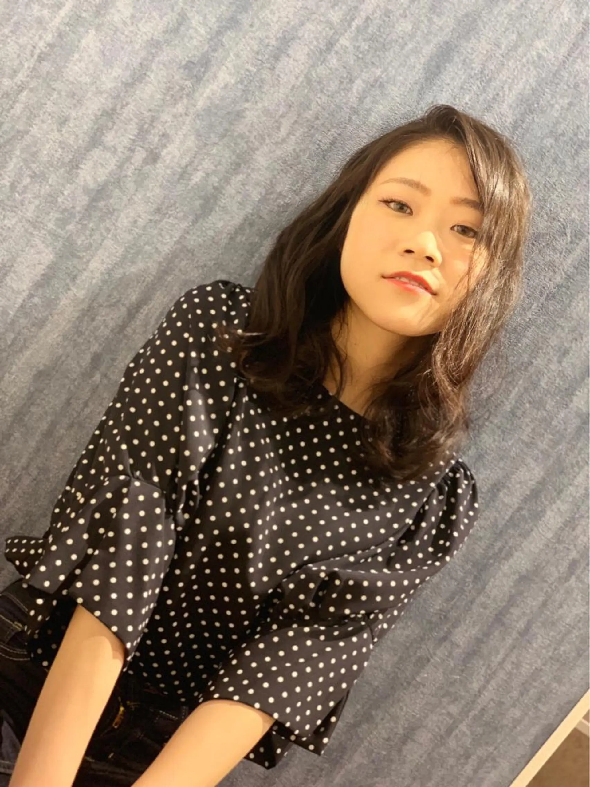 セミロング 大場 優のヘアスタイル