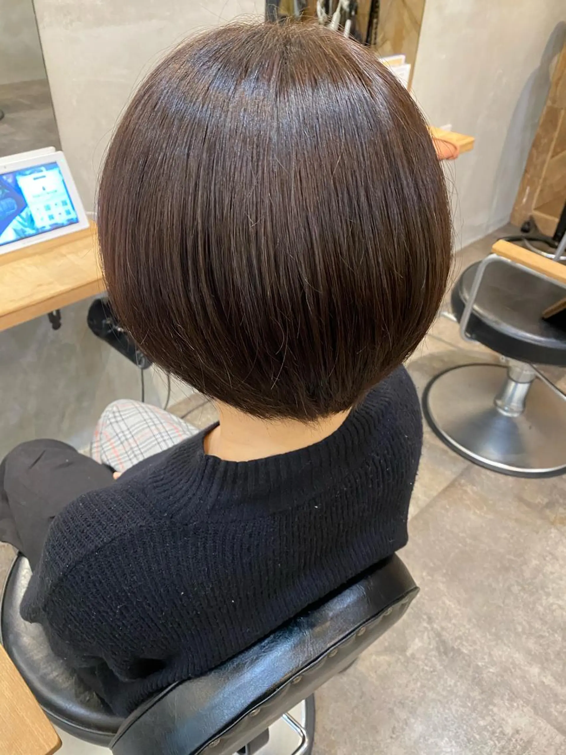 ショート カラー ブラウンカラー lafith hair luce所属・小山 奏良のヘアスタイル