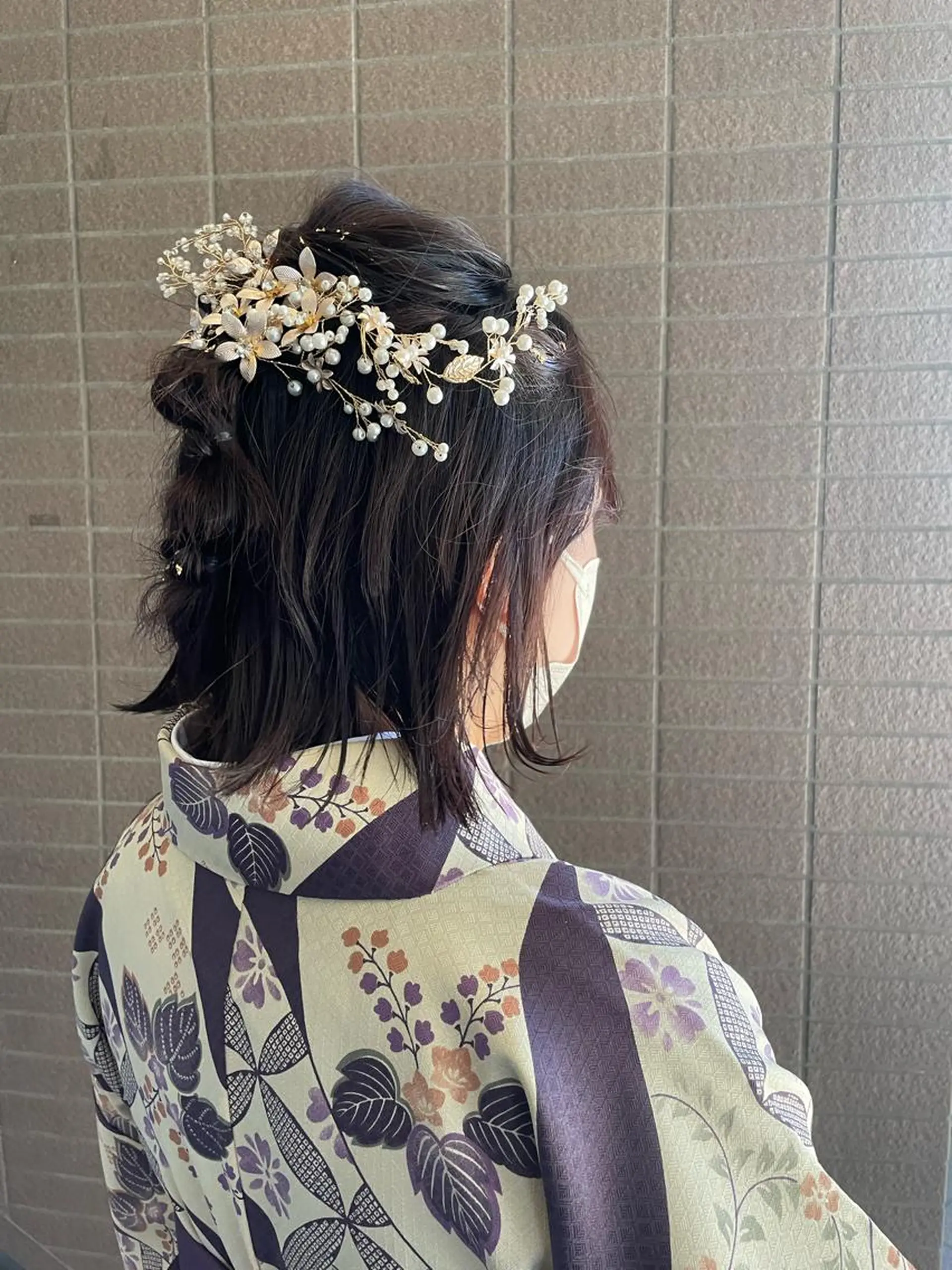 ミディアム カラー ヘアアレンジ リリー /Men's/パーマのヘアスタイル