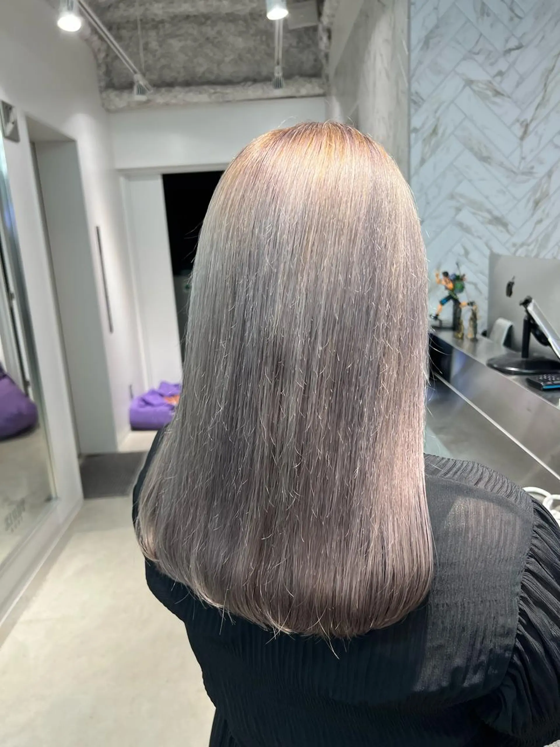 セミロング ヘアカラー 【副店長】DAYS 2nd 久木山湧也のヘアスタイル