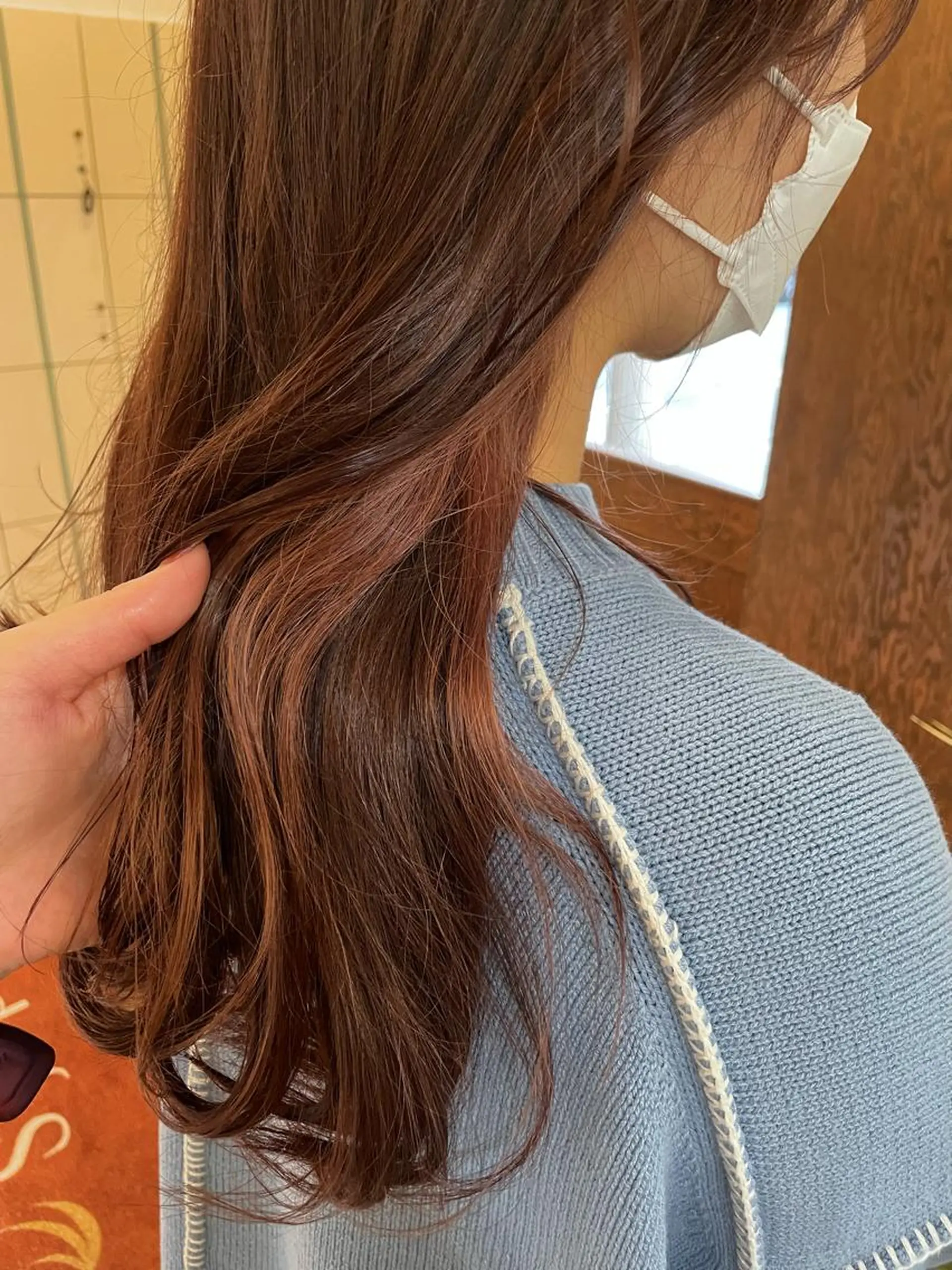 ロング しもかわ かほのヘアスタイル