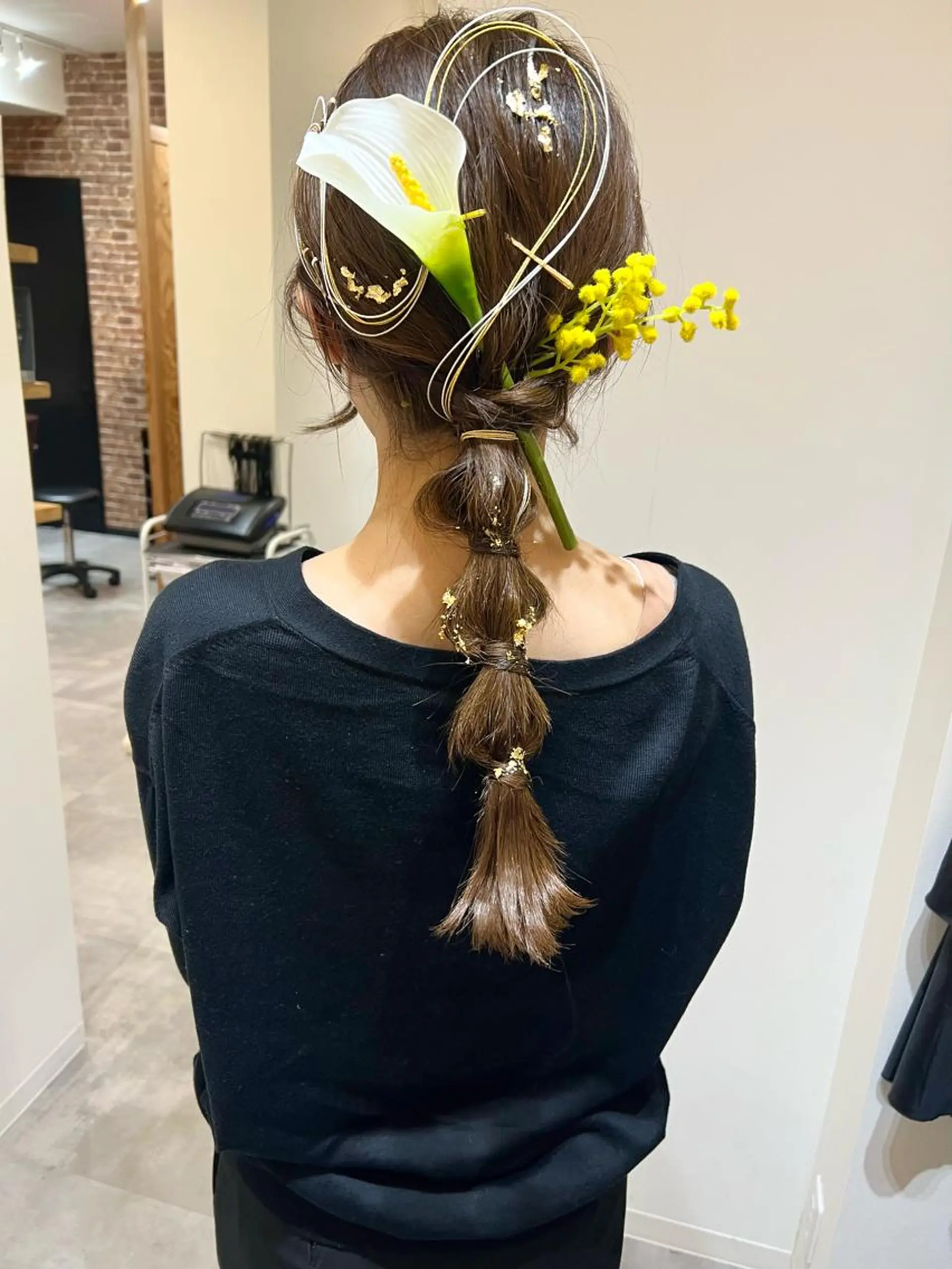 ヘアアレンジ 卒業式のヘアスタイル しおり/パーマ/ newi町田のヘアスタイル