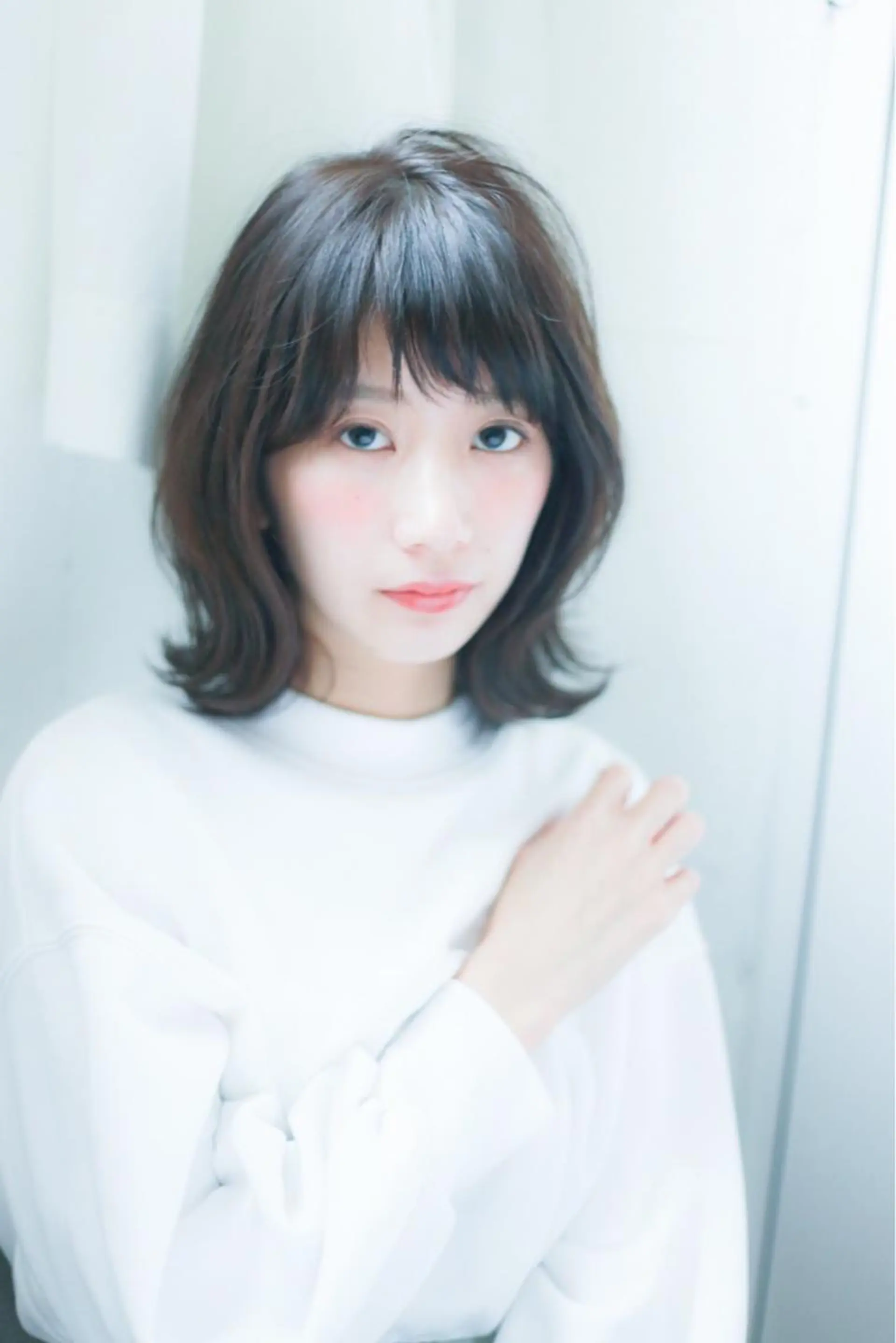 ミディアム 大石 和弥のヘアスタイル