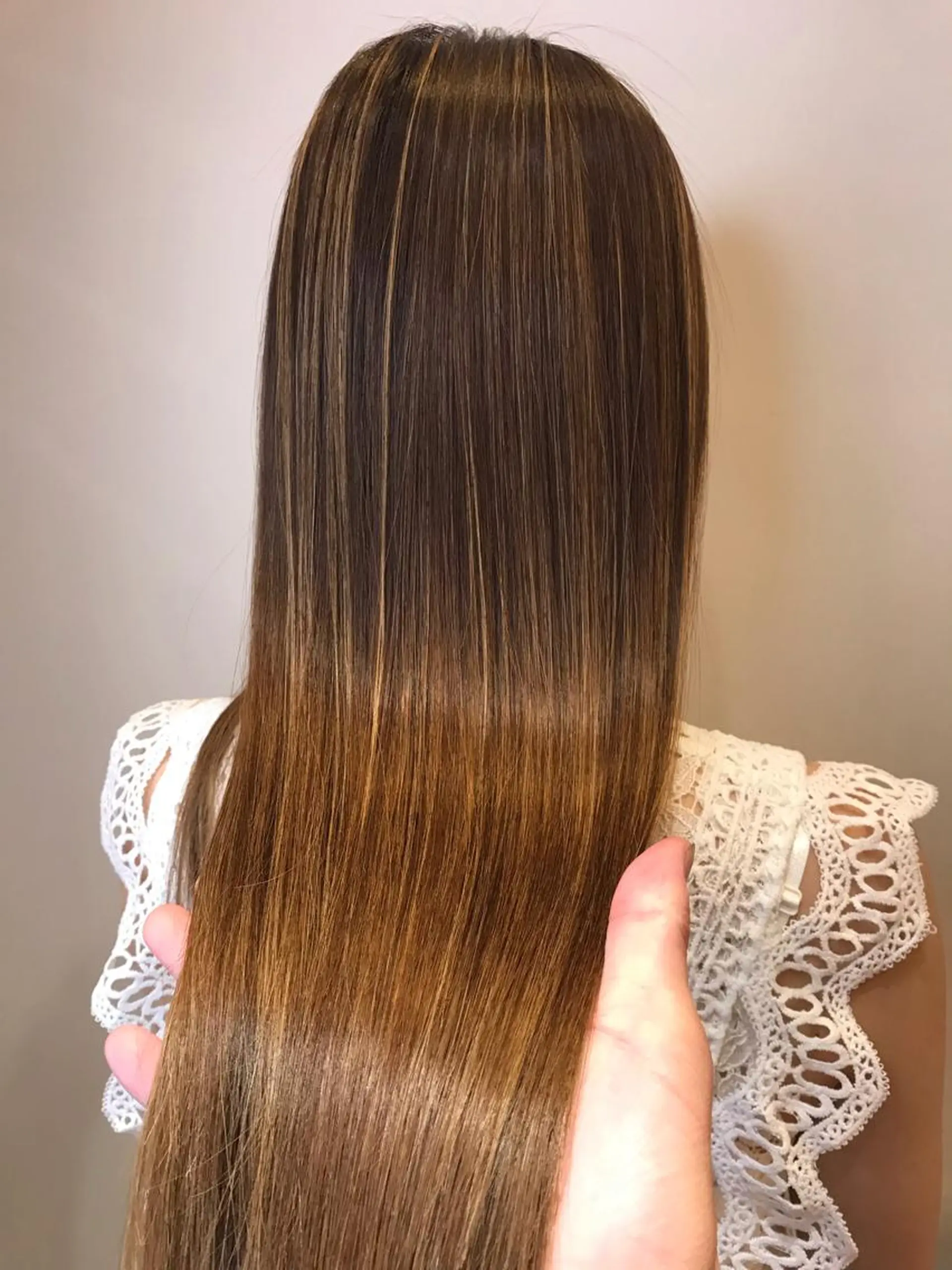 ロング カラー シールエクステ⭐️ オオミタクヤのヘアスタイル